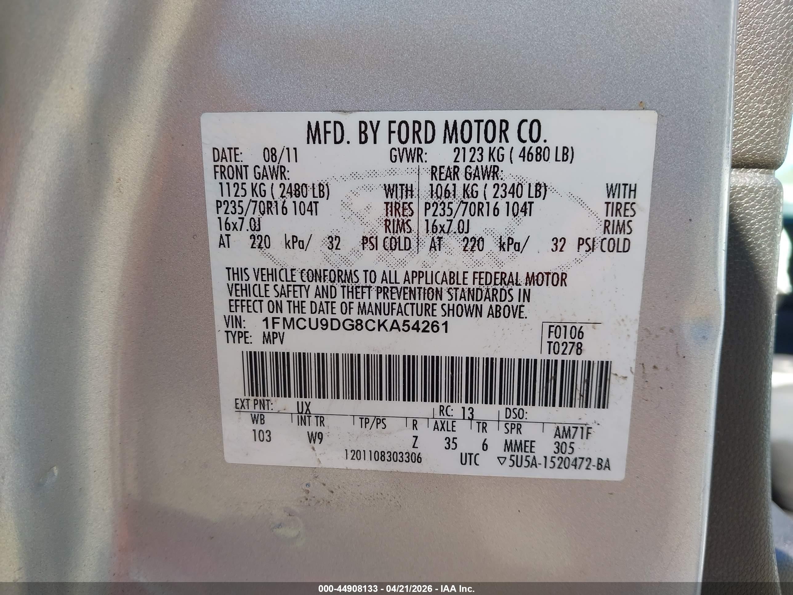 FORD ESCAPE image 9