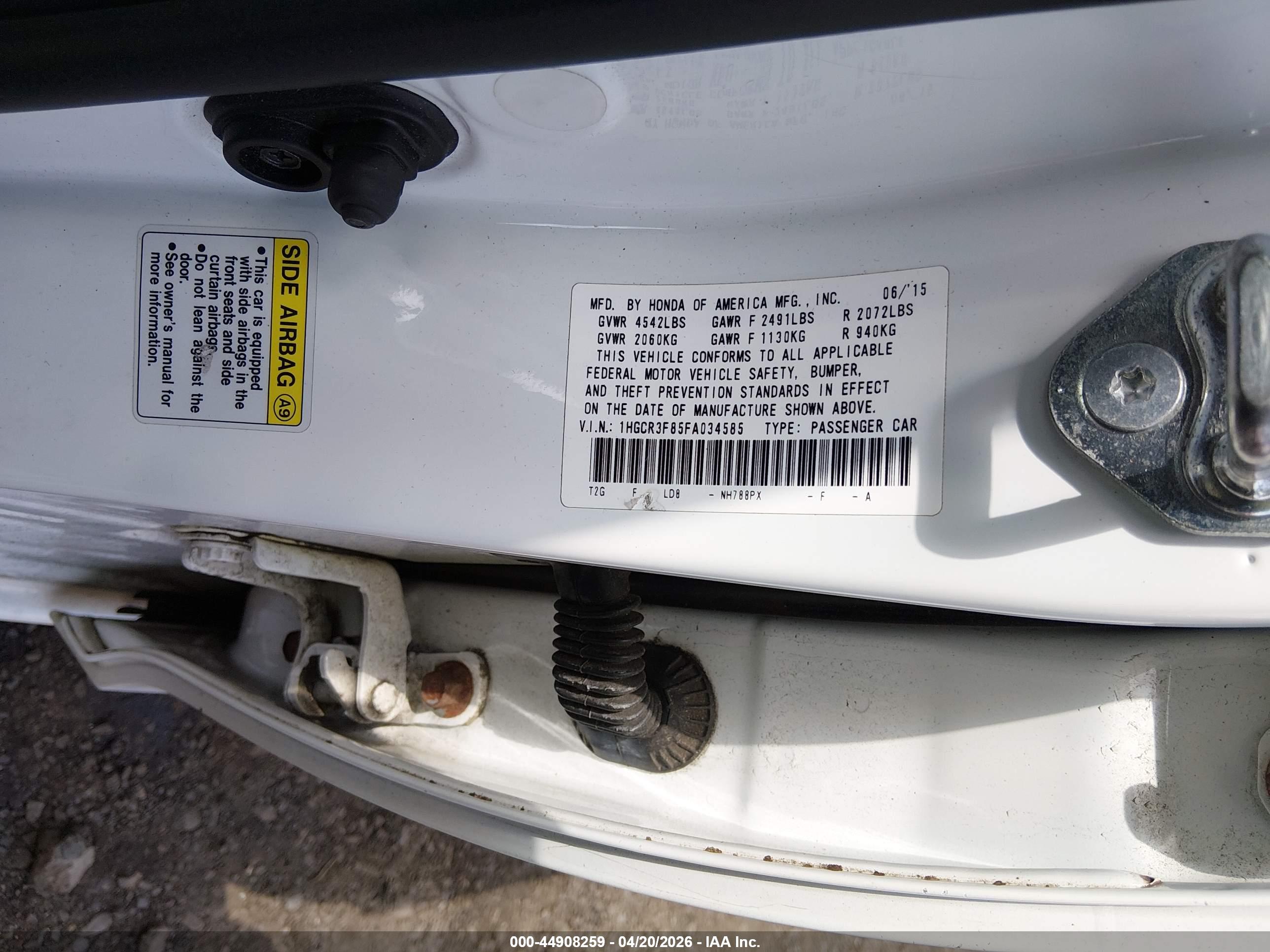 HONDA ACCORD image 9