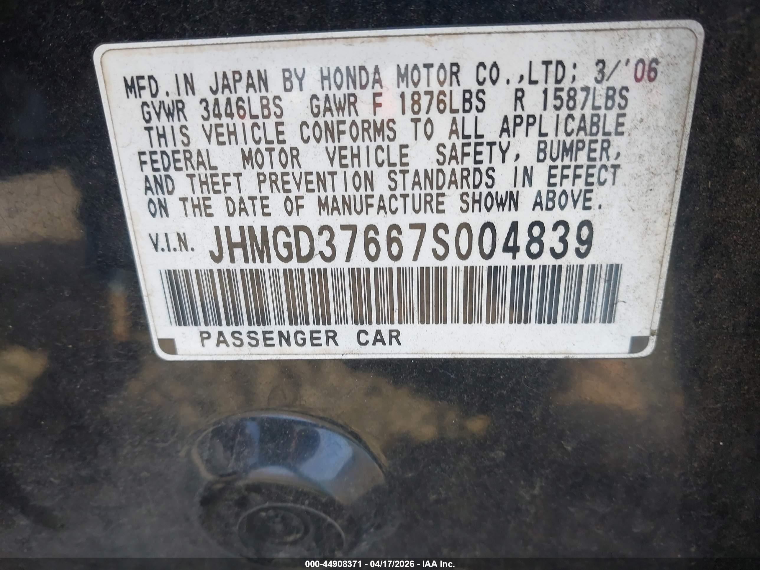 HONDA FIT image 9