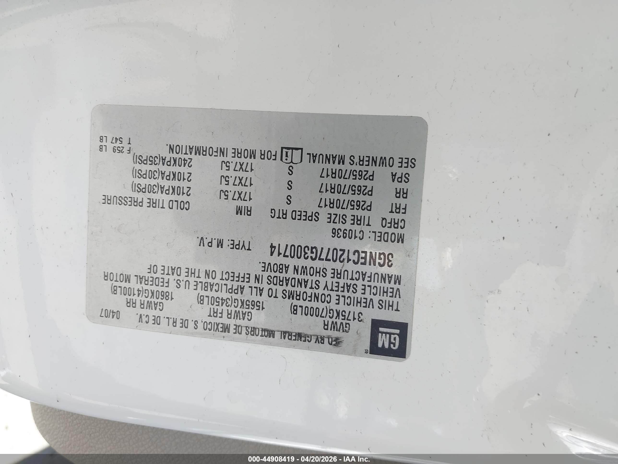 CHEVROLET AVALANCHE image 9