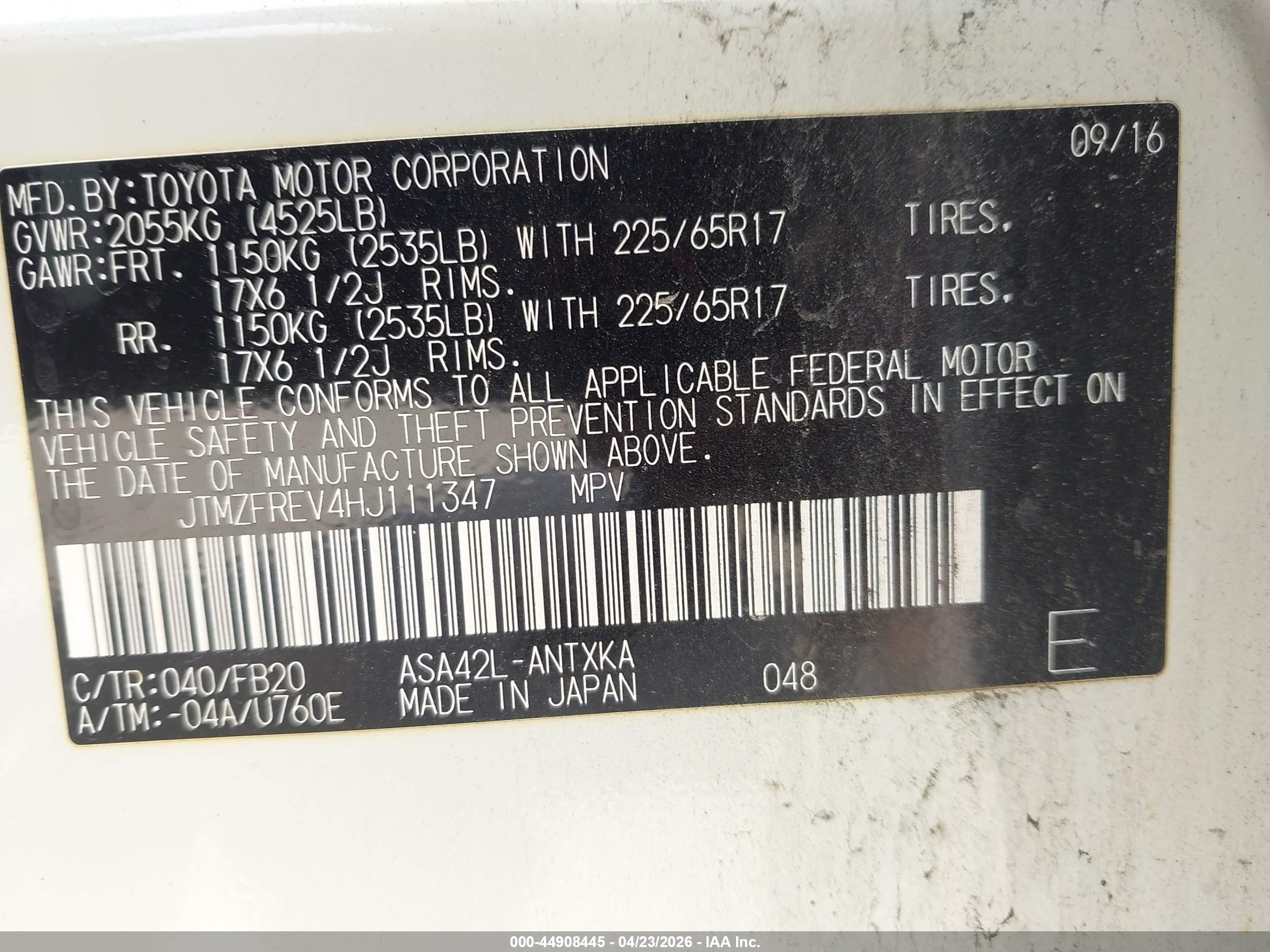 TOYOTA RAV4 image 9