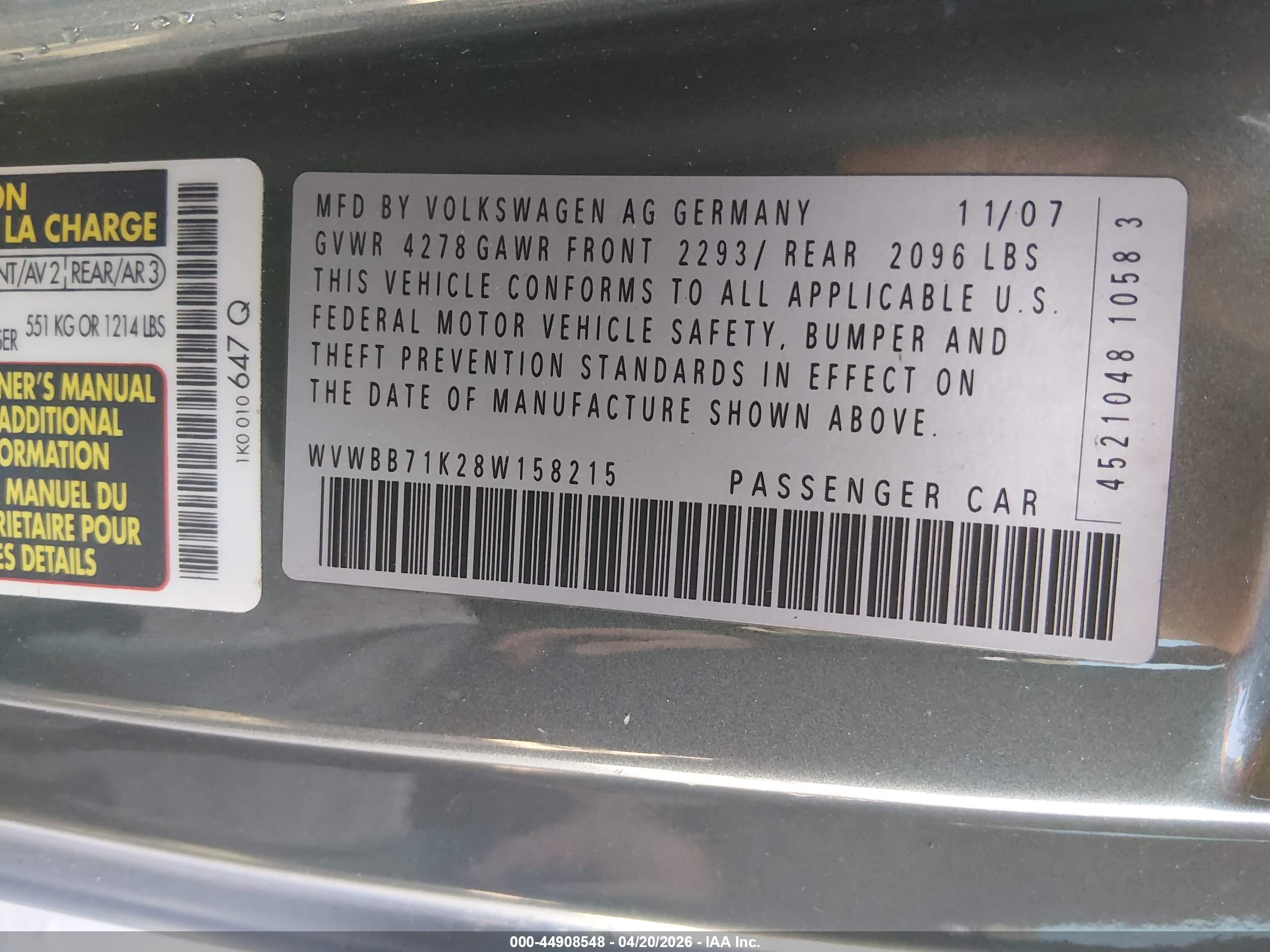 VOLKSWAGEN RABBIT image 9