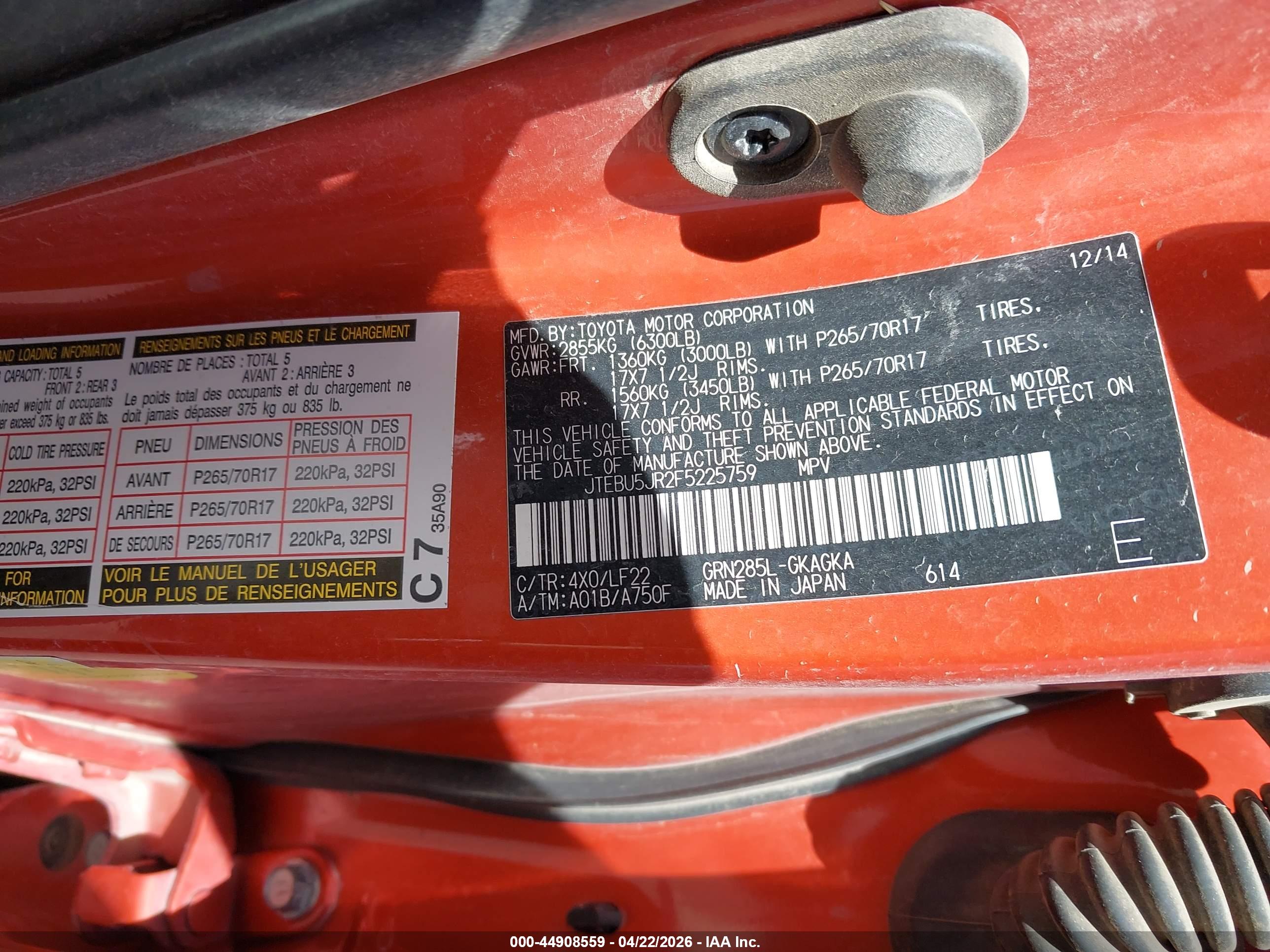 TOYOTA 4RUNNER image 9