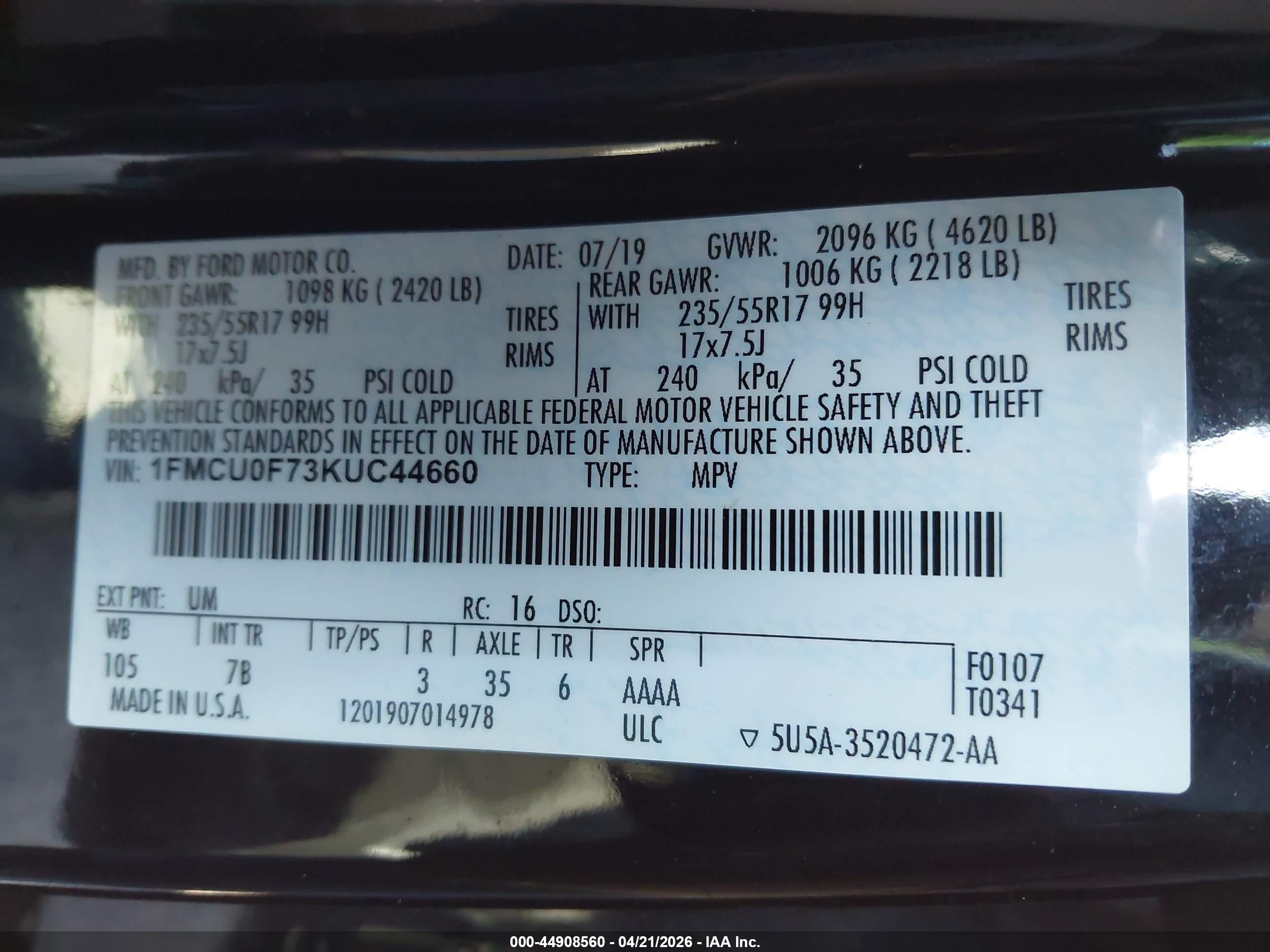 FORD ESCAPE image 9