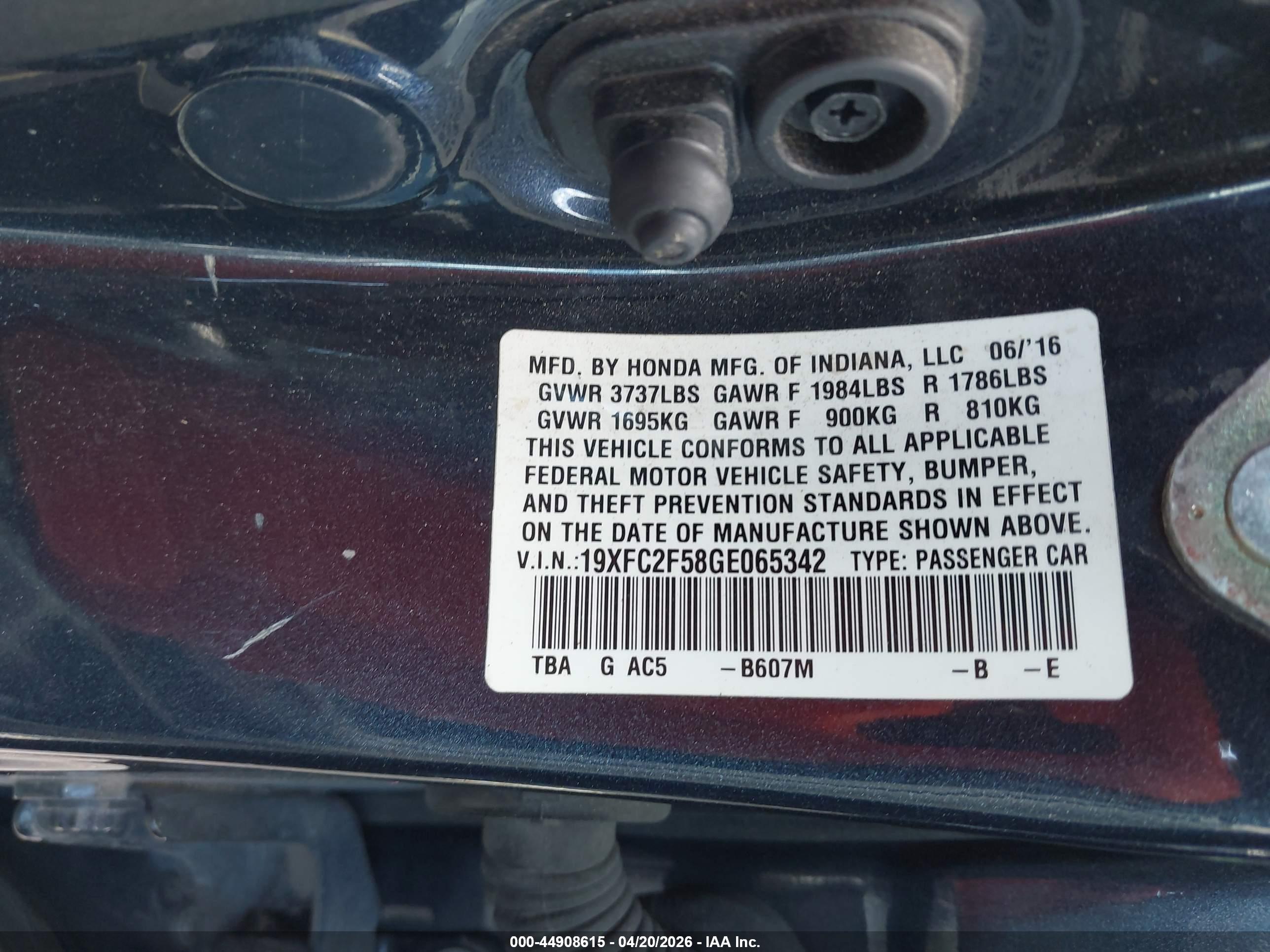 HONDA CIVIC image 9