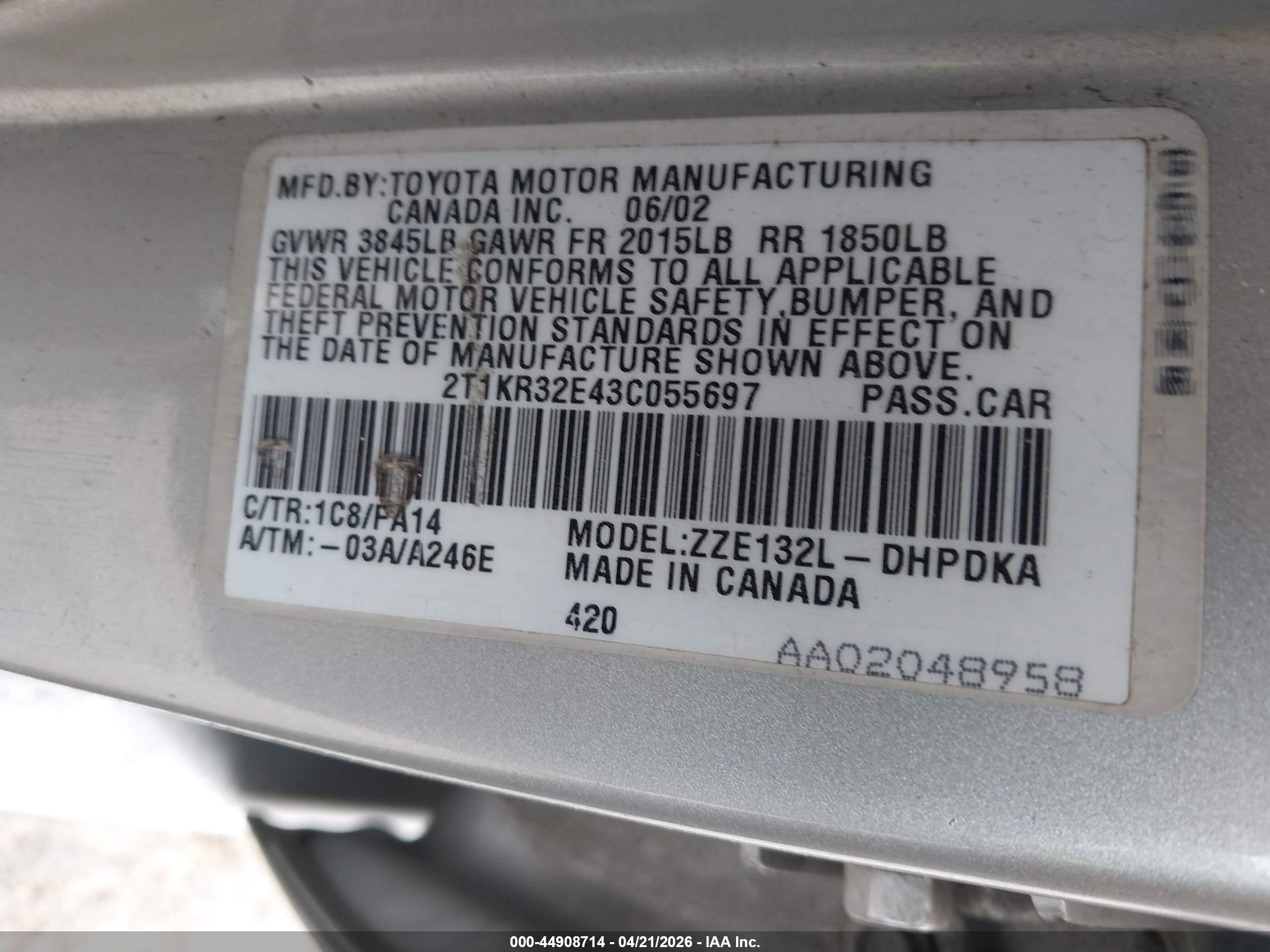 TOYOTA MATRIX image 9
