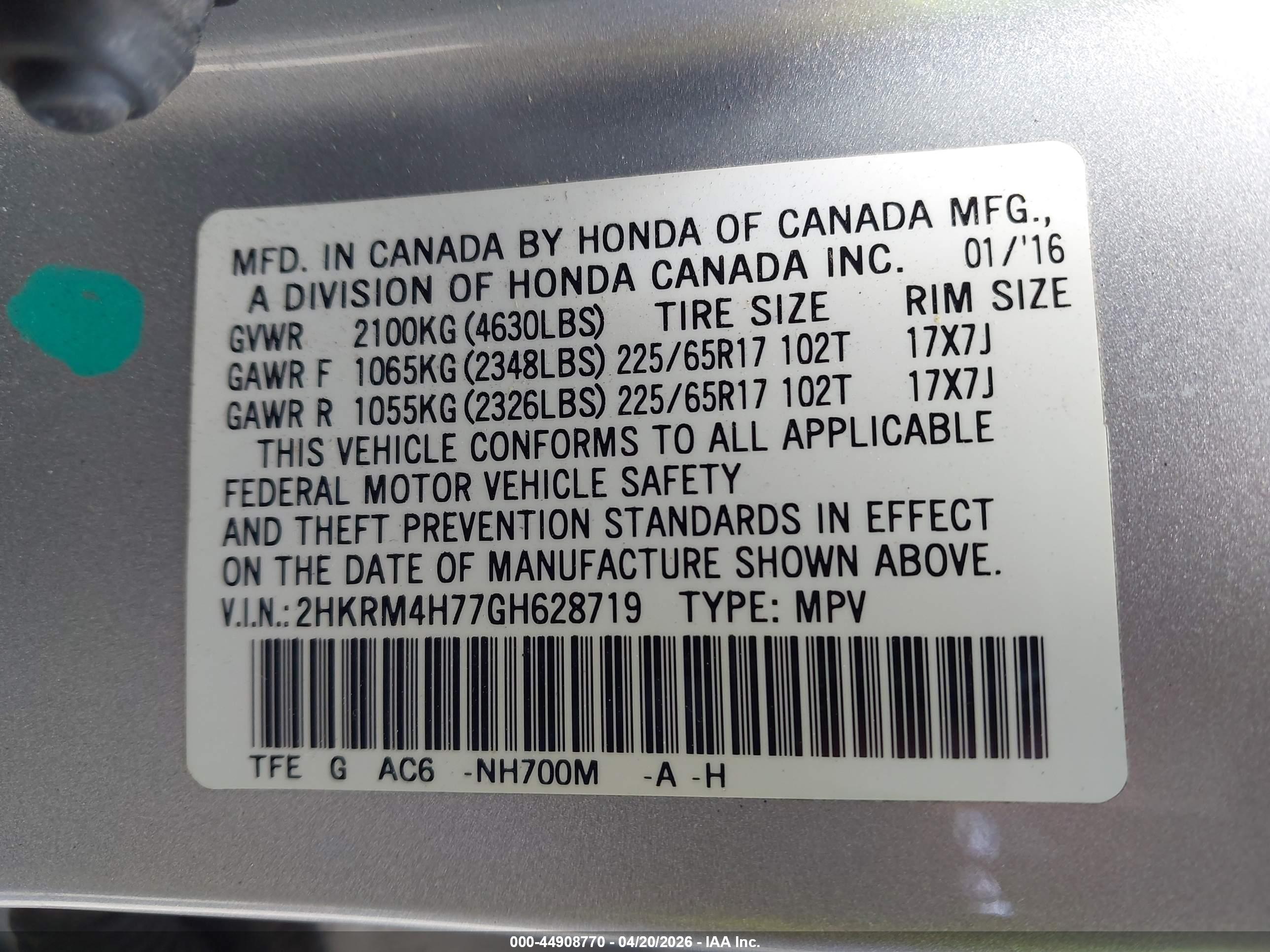HONDA CR-V image 9