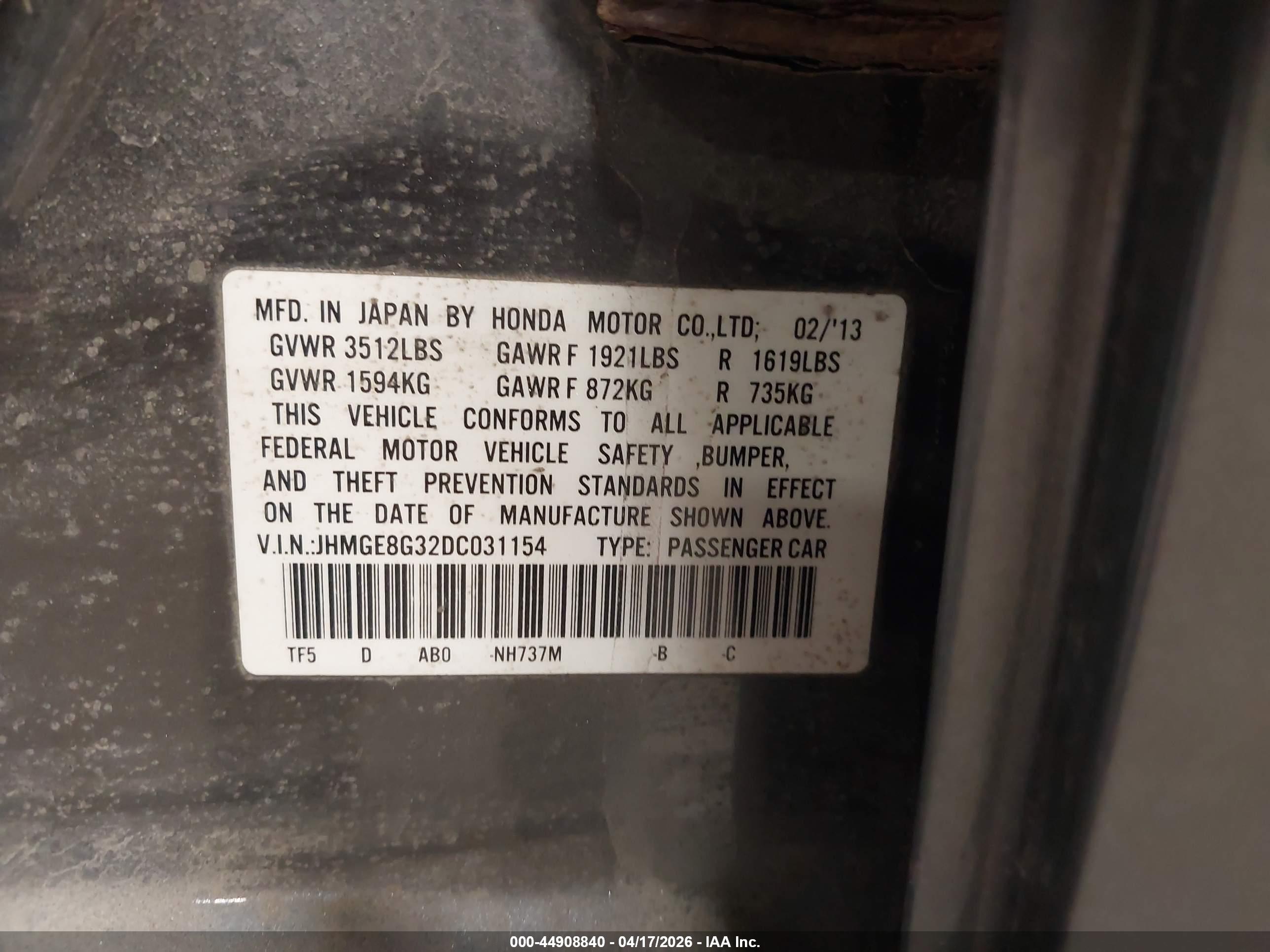 HONDA FIT image 9