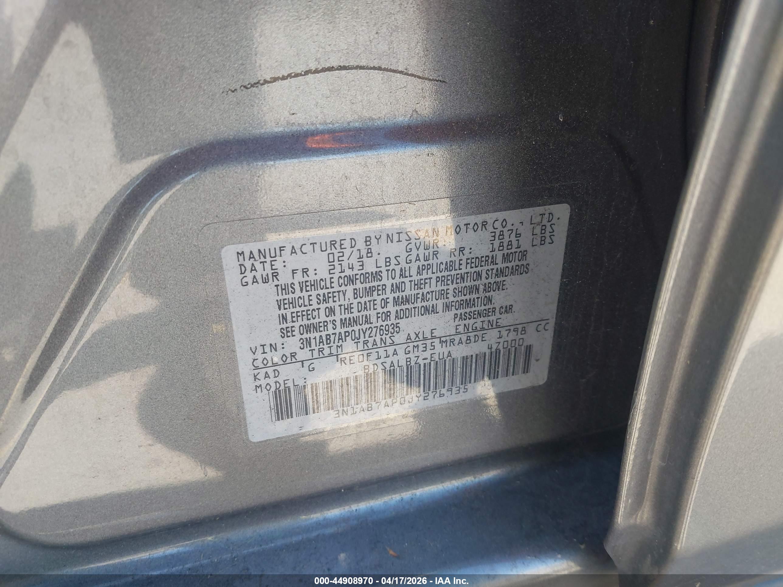 NISSAN SENTRA image 9