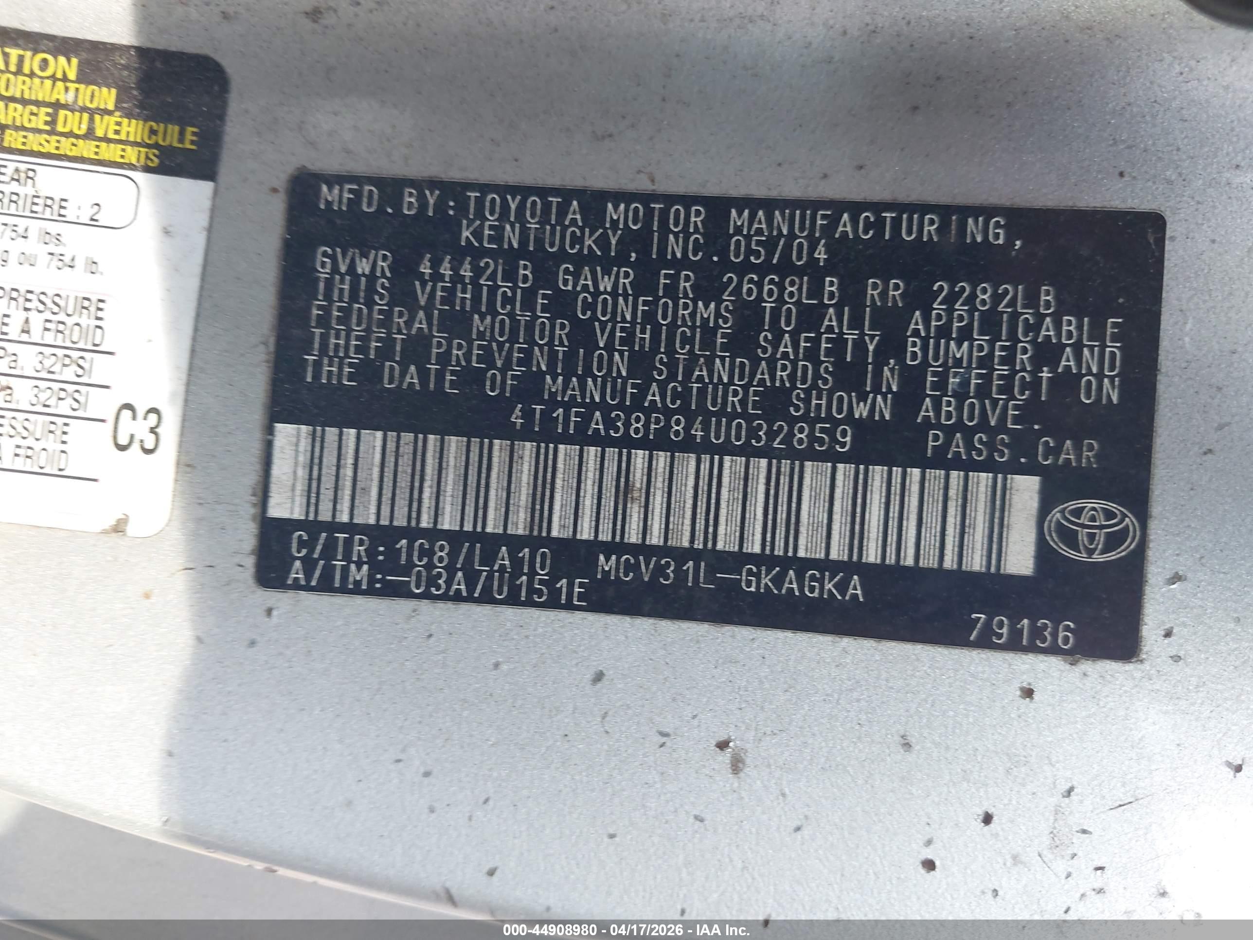 TOYOTA CAMRY image 9