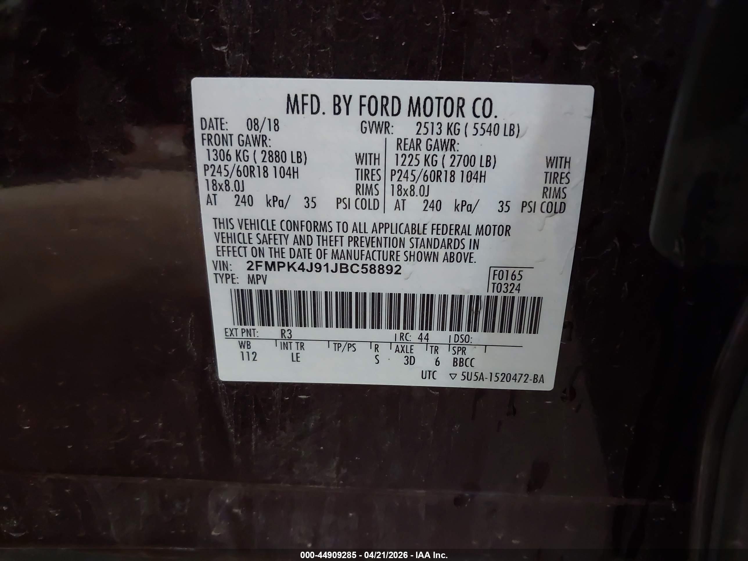 FORD EDGE image 9