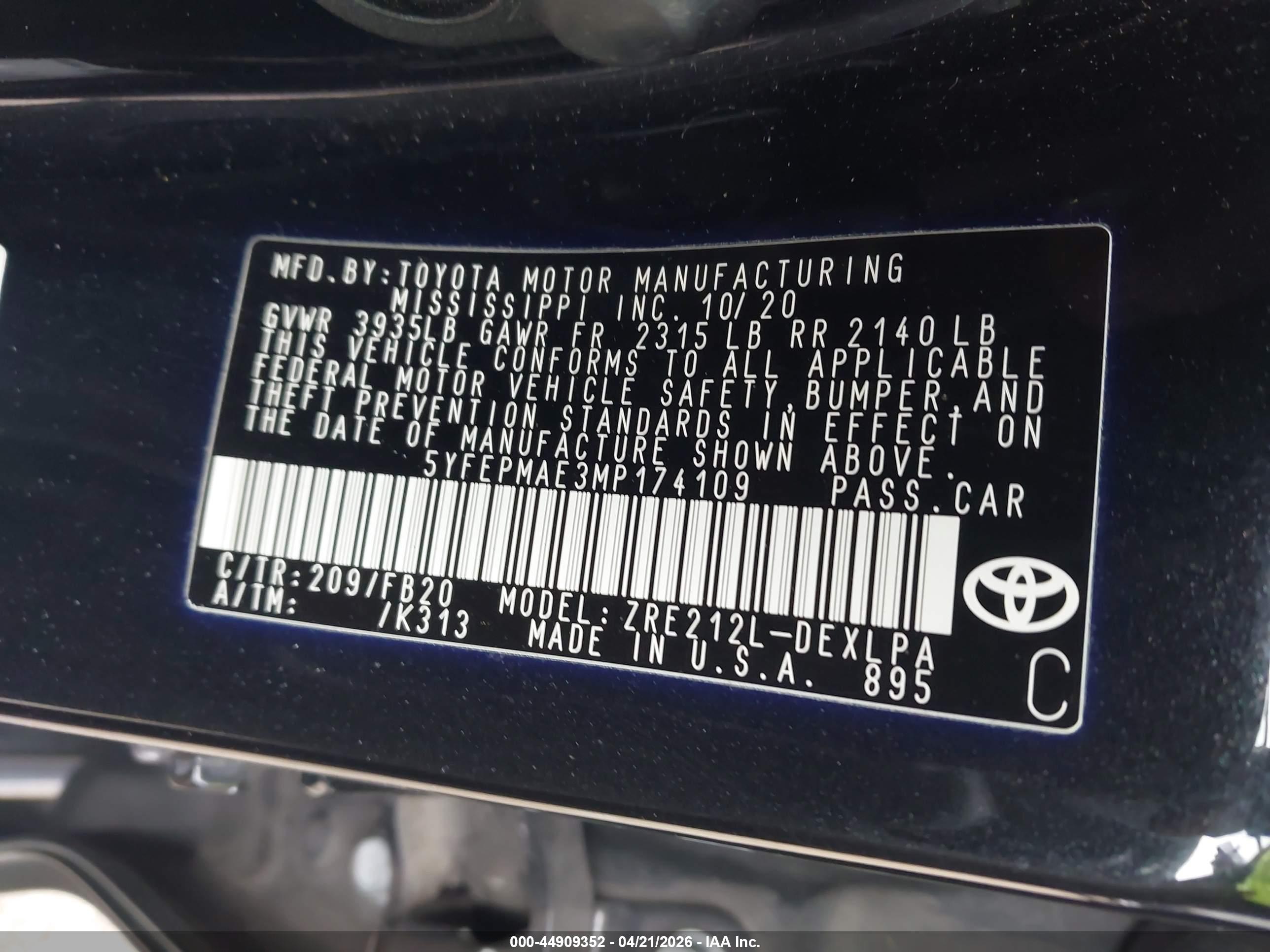 TOYOTA COROLLA image 9