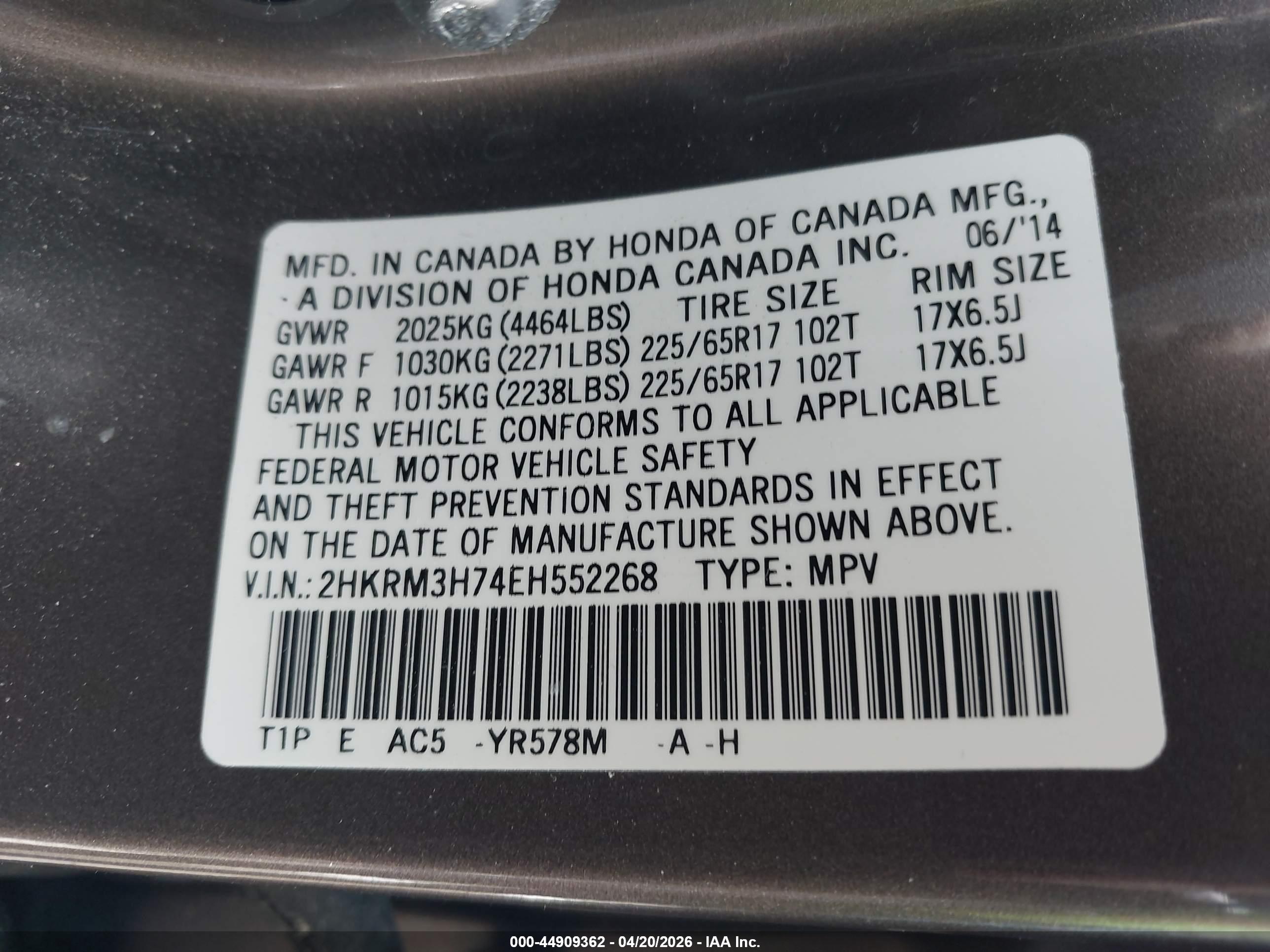 HONDA CR-V image 9