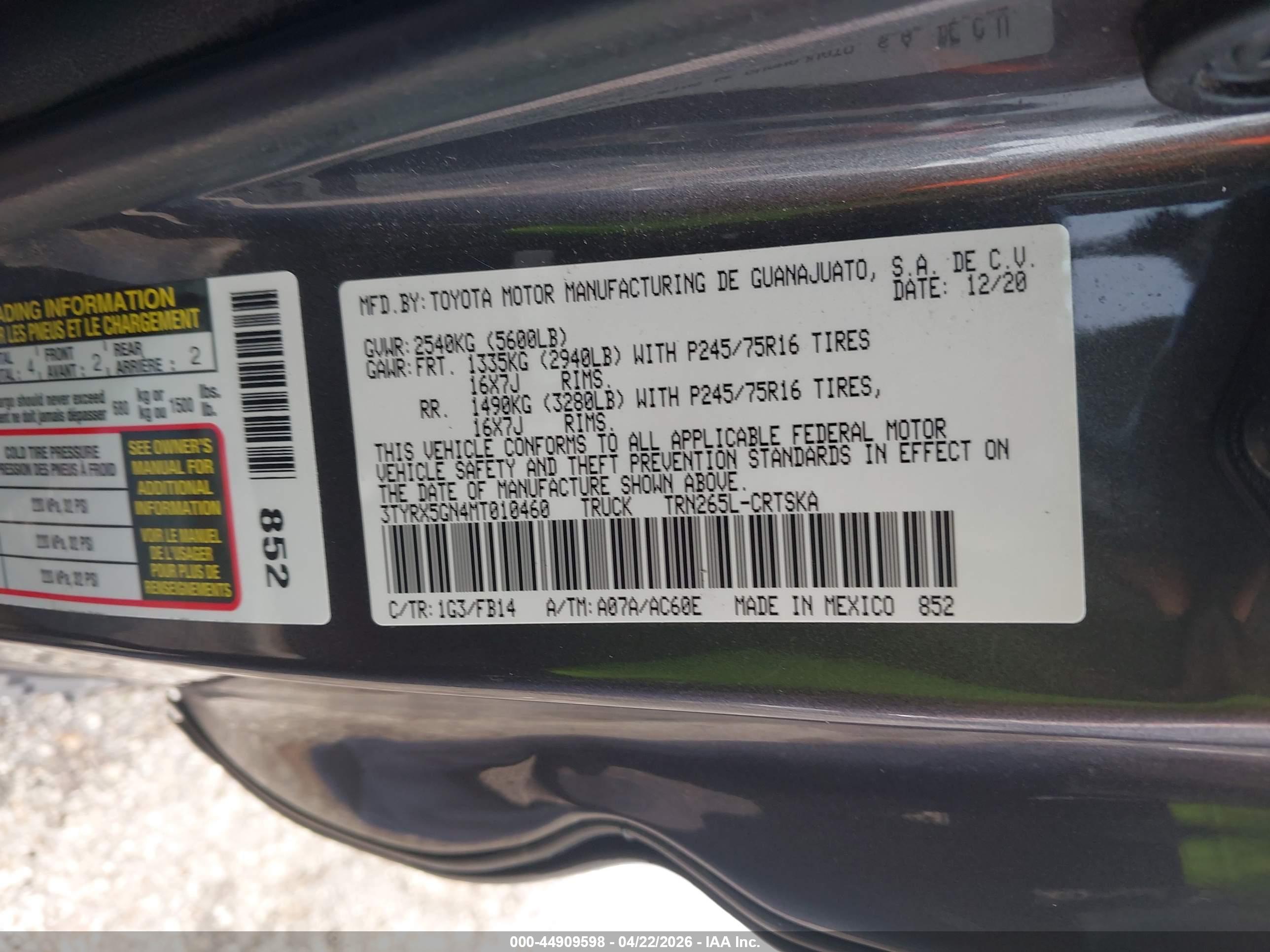 TOYOTA TACOMA image 9