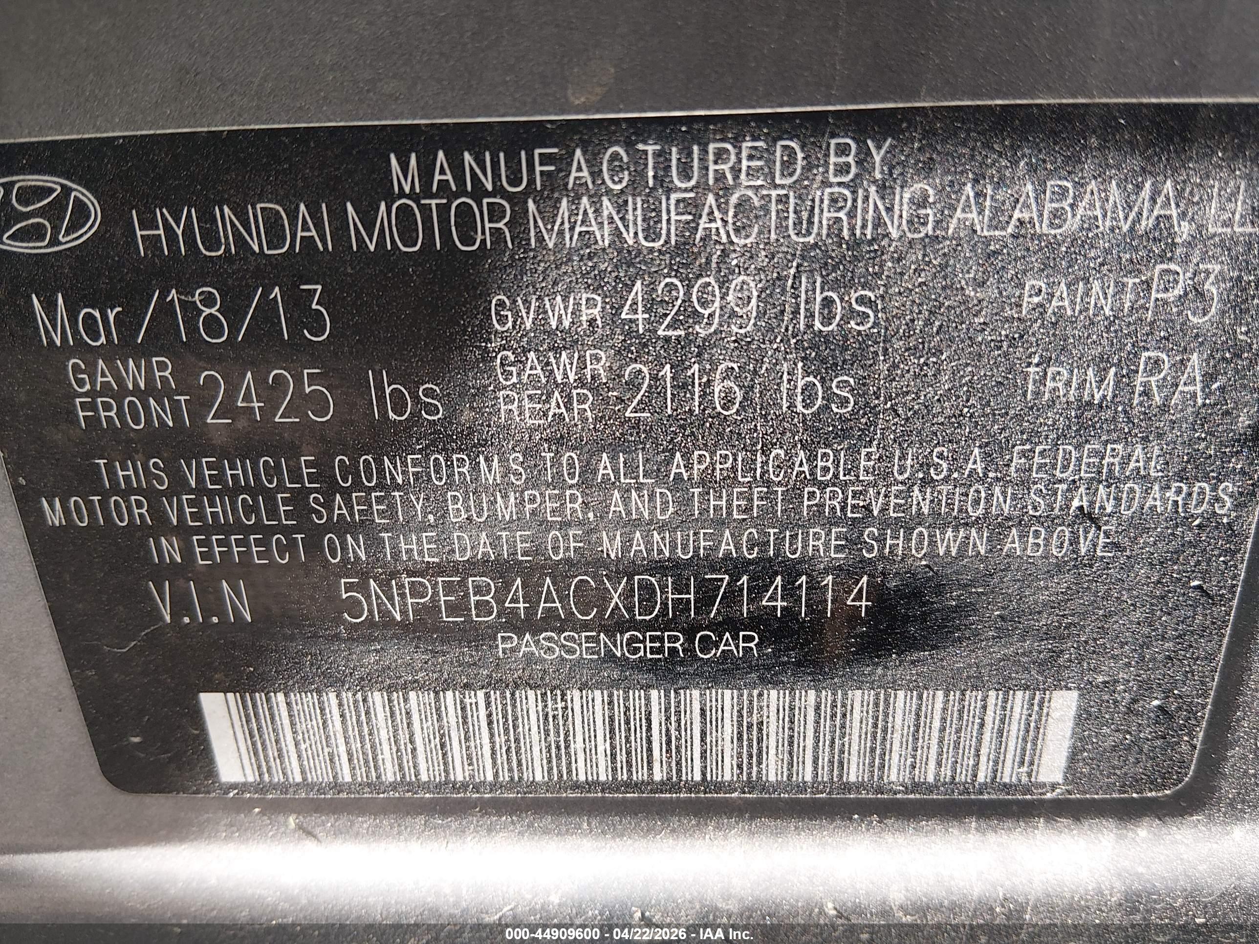 HYUNDAI SONATA image 9