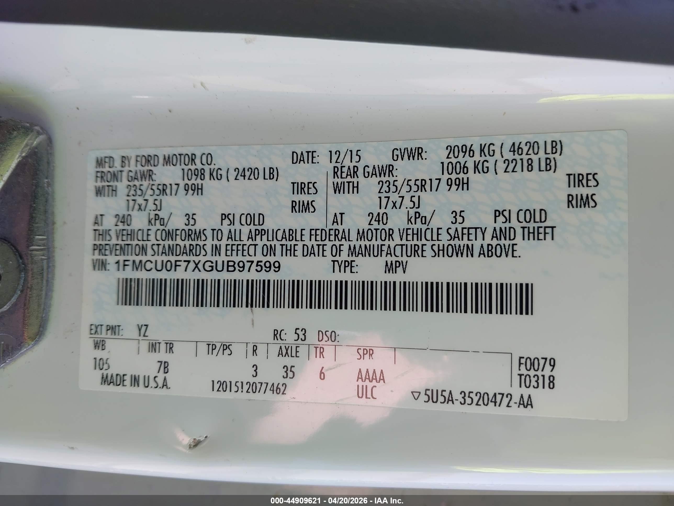 FORD ESCAPE image 9