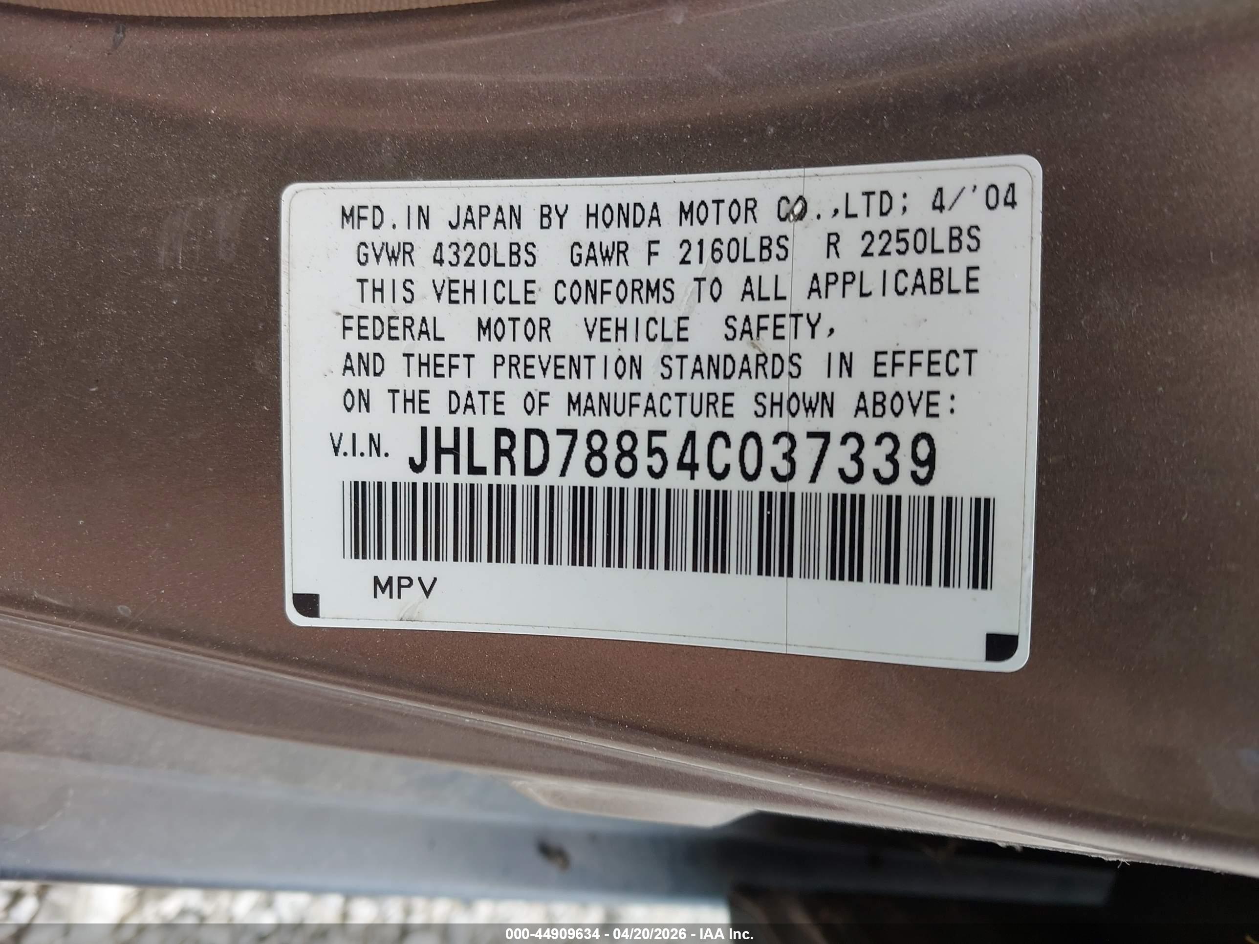 HONDA CR-V image 9