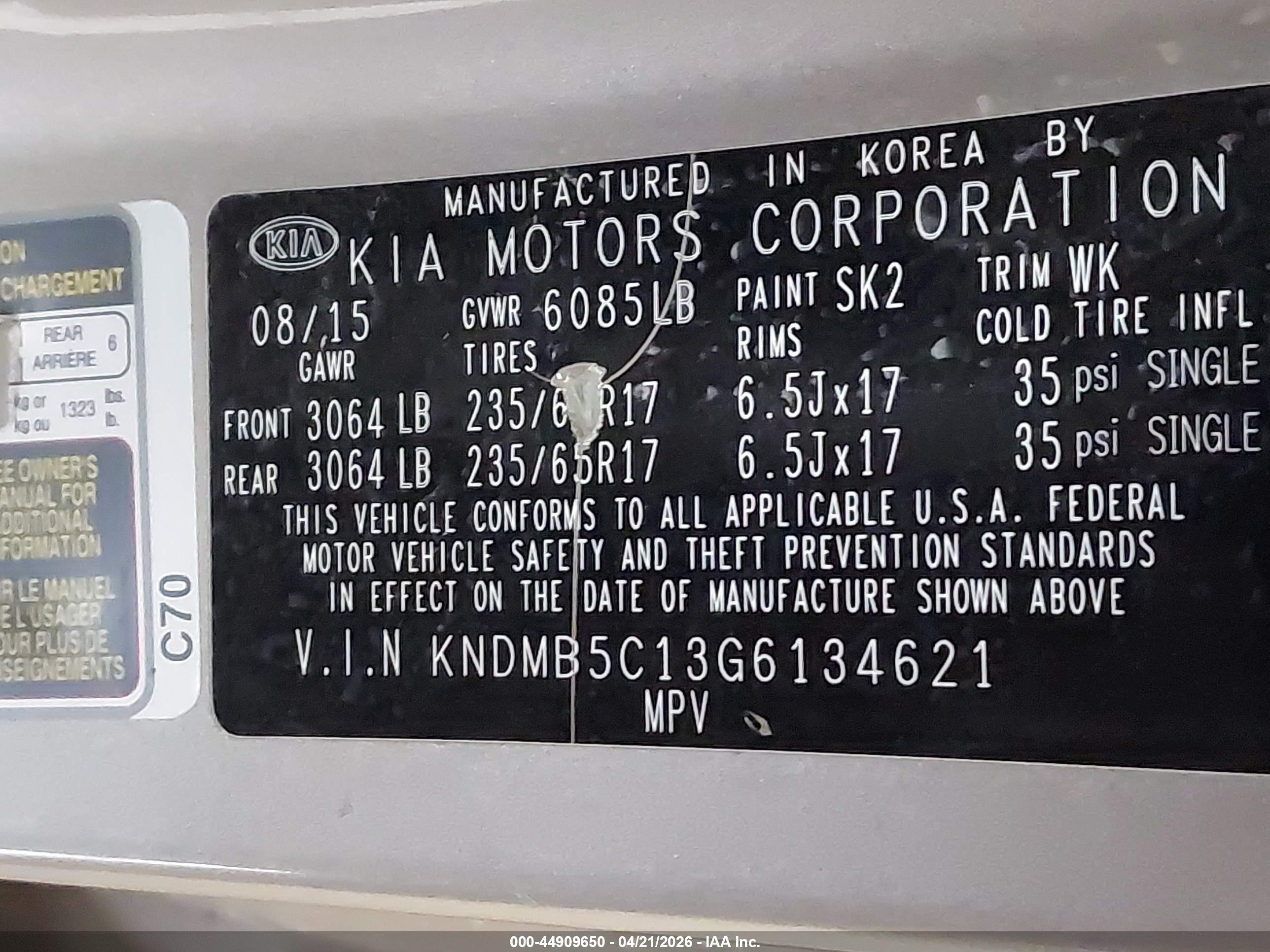 KIA SEDONA image 9