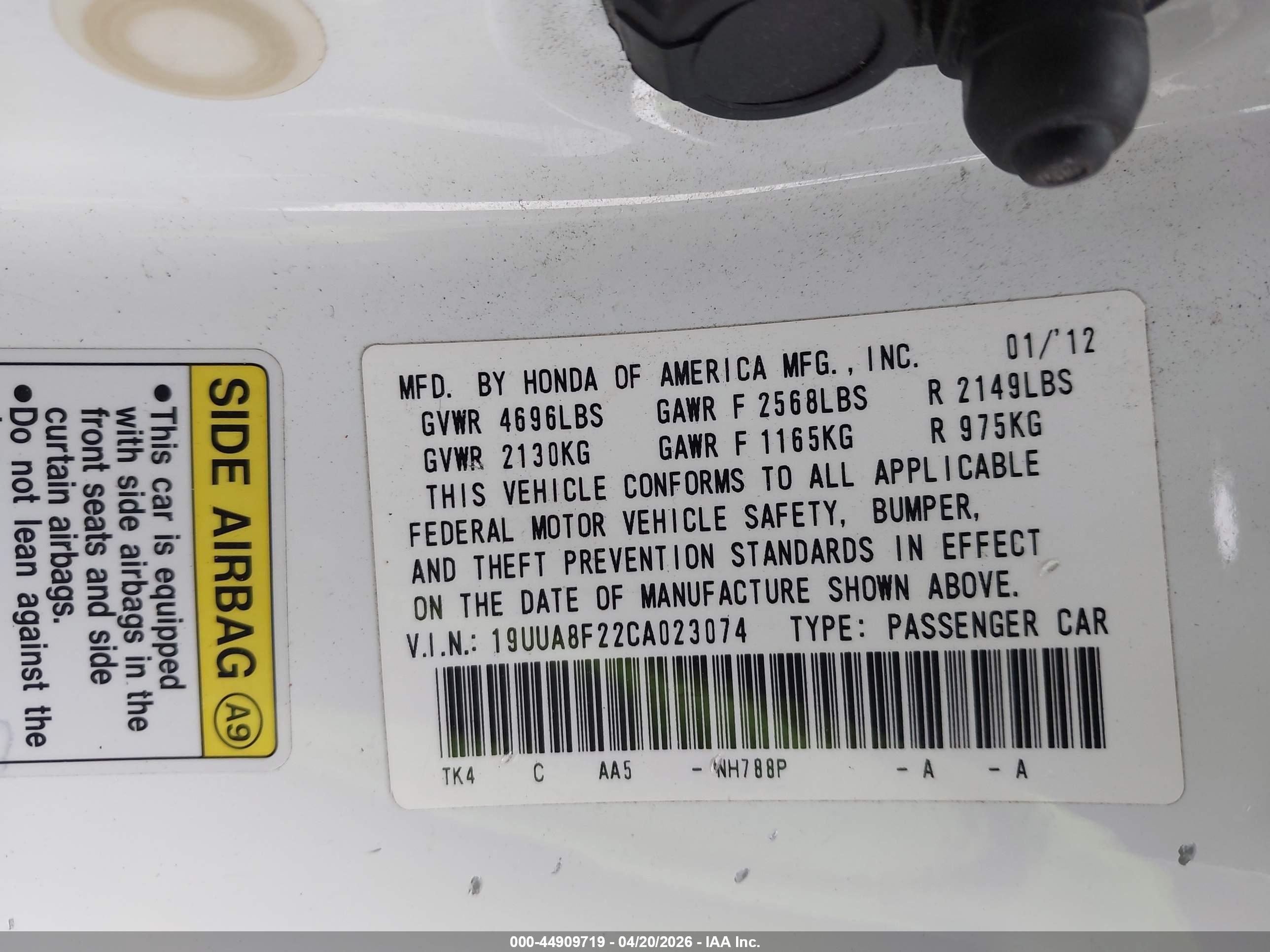 ACURA TL image 9