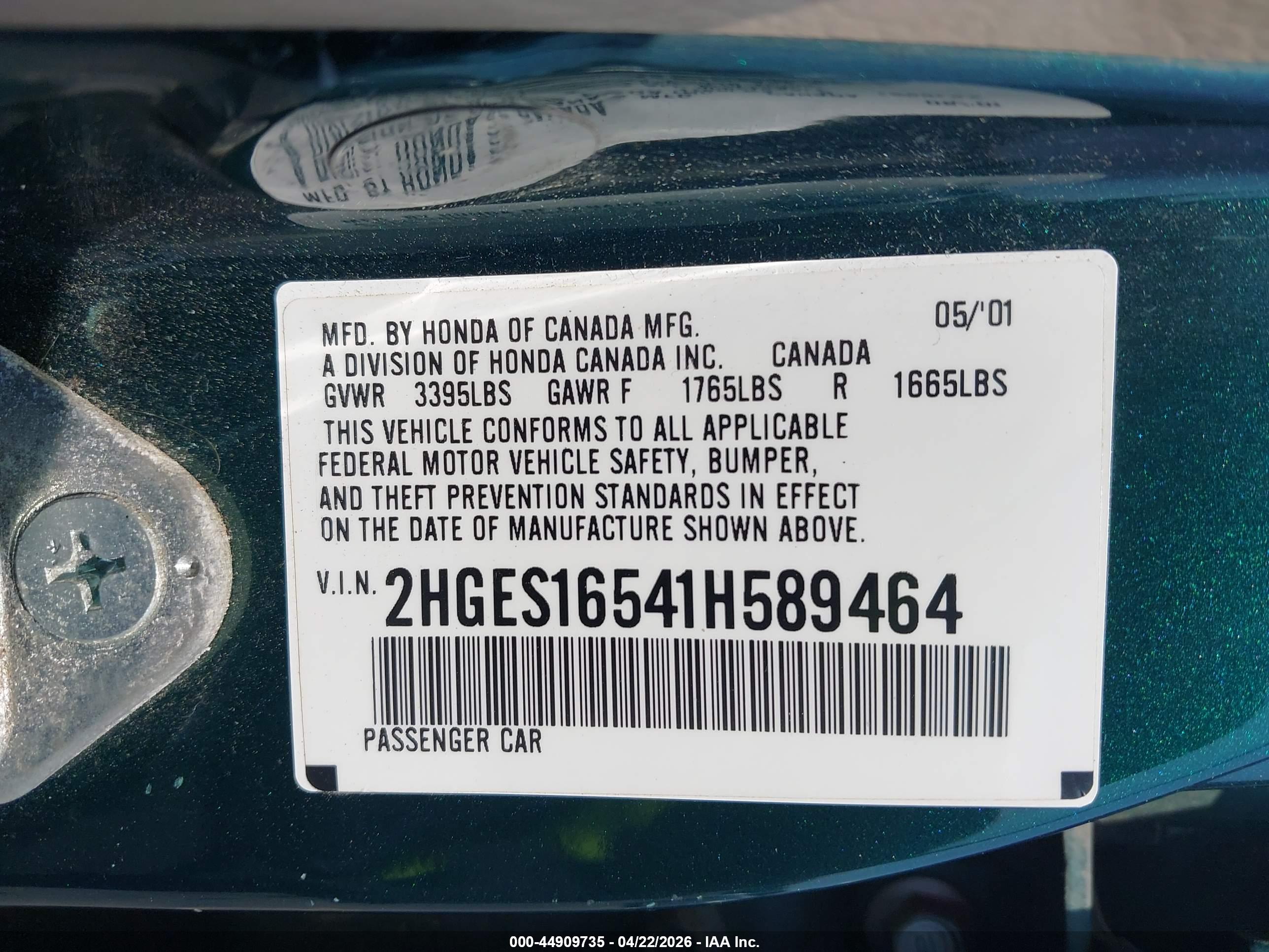 HONDA CIVIC image 9