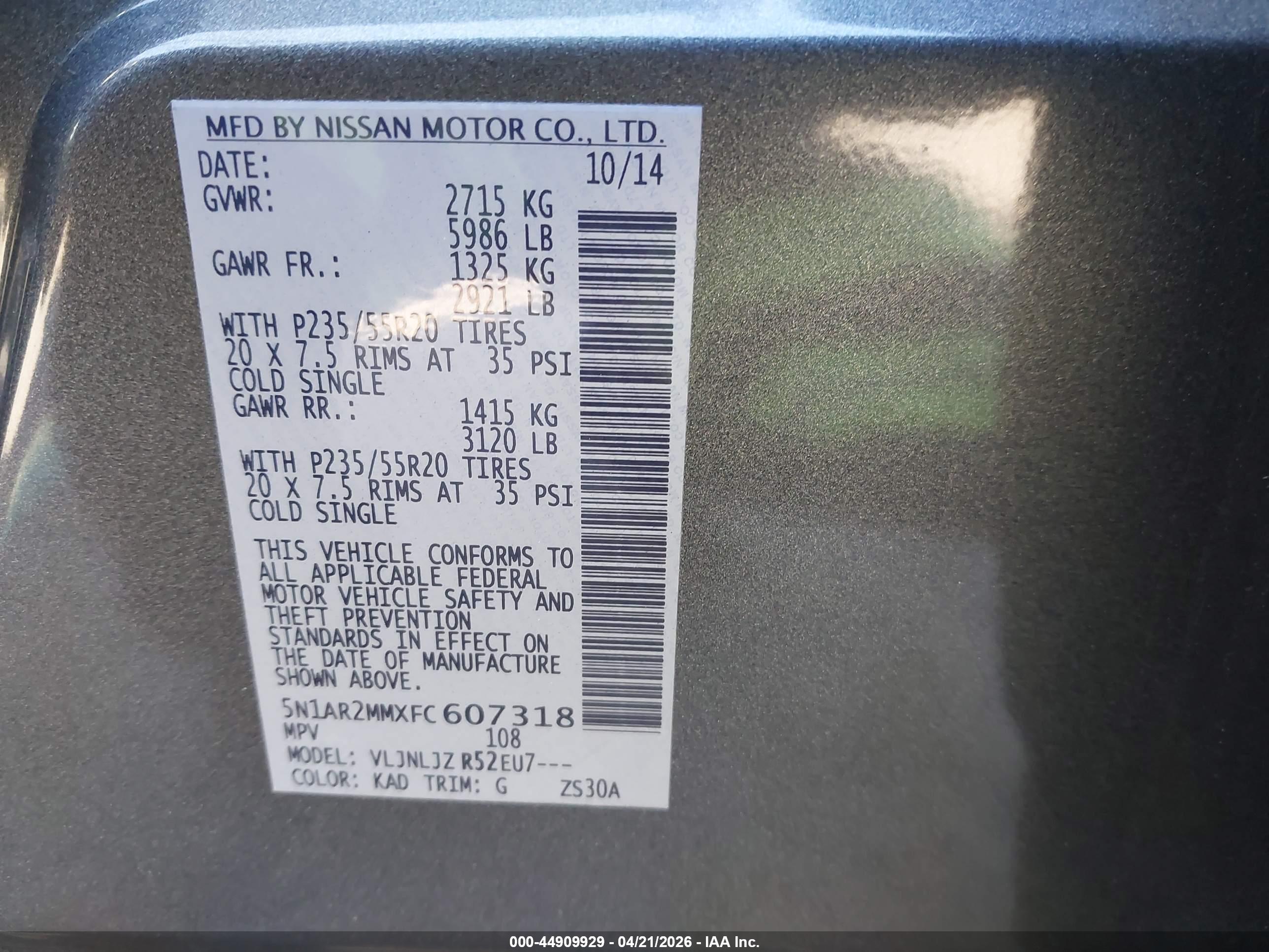 NISSAN PATHFINDER image 9