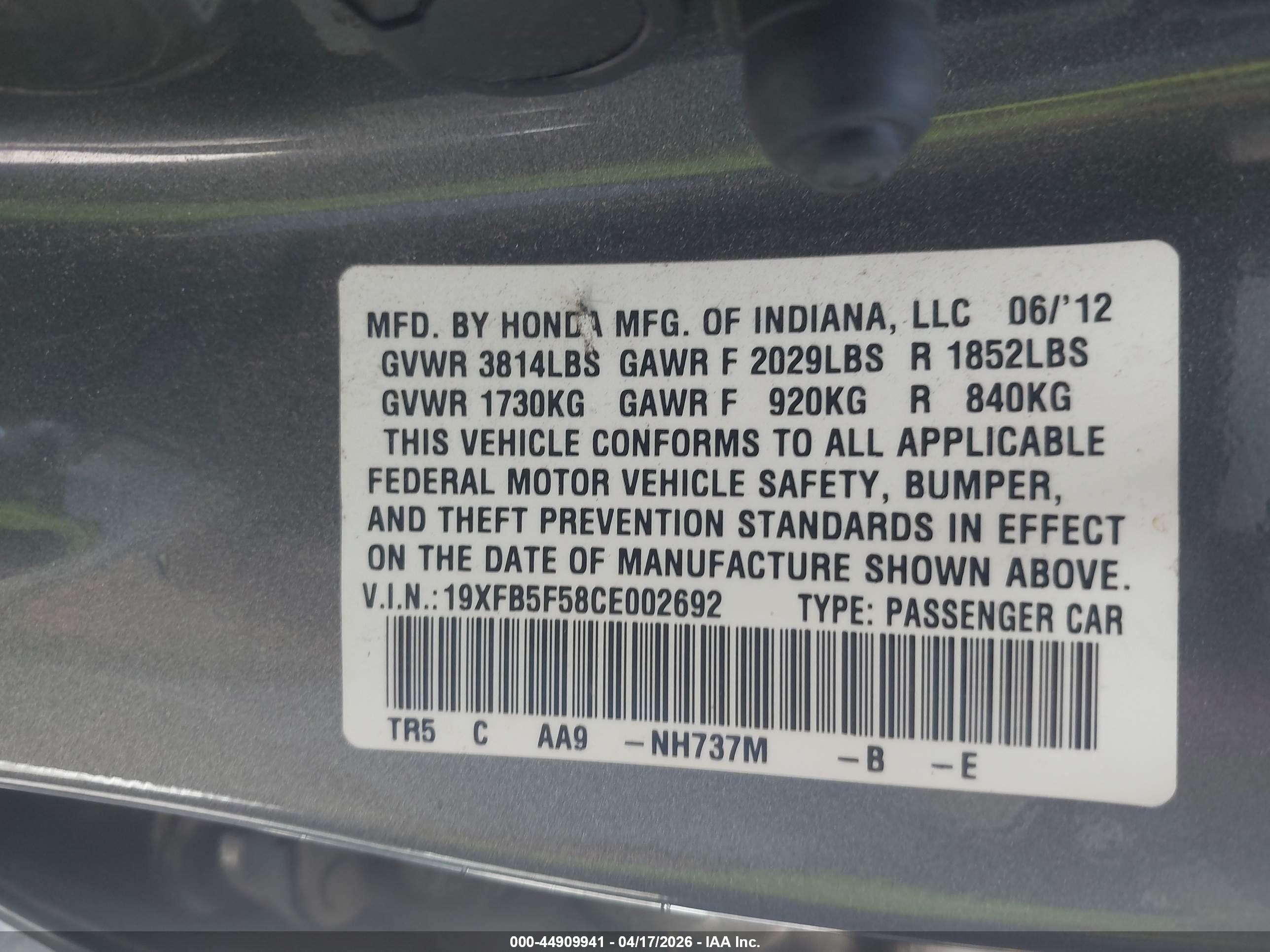 HONDA CIVIC image 9