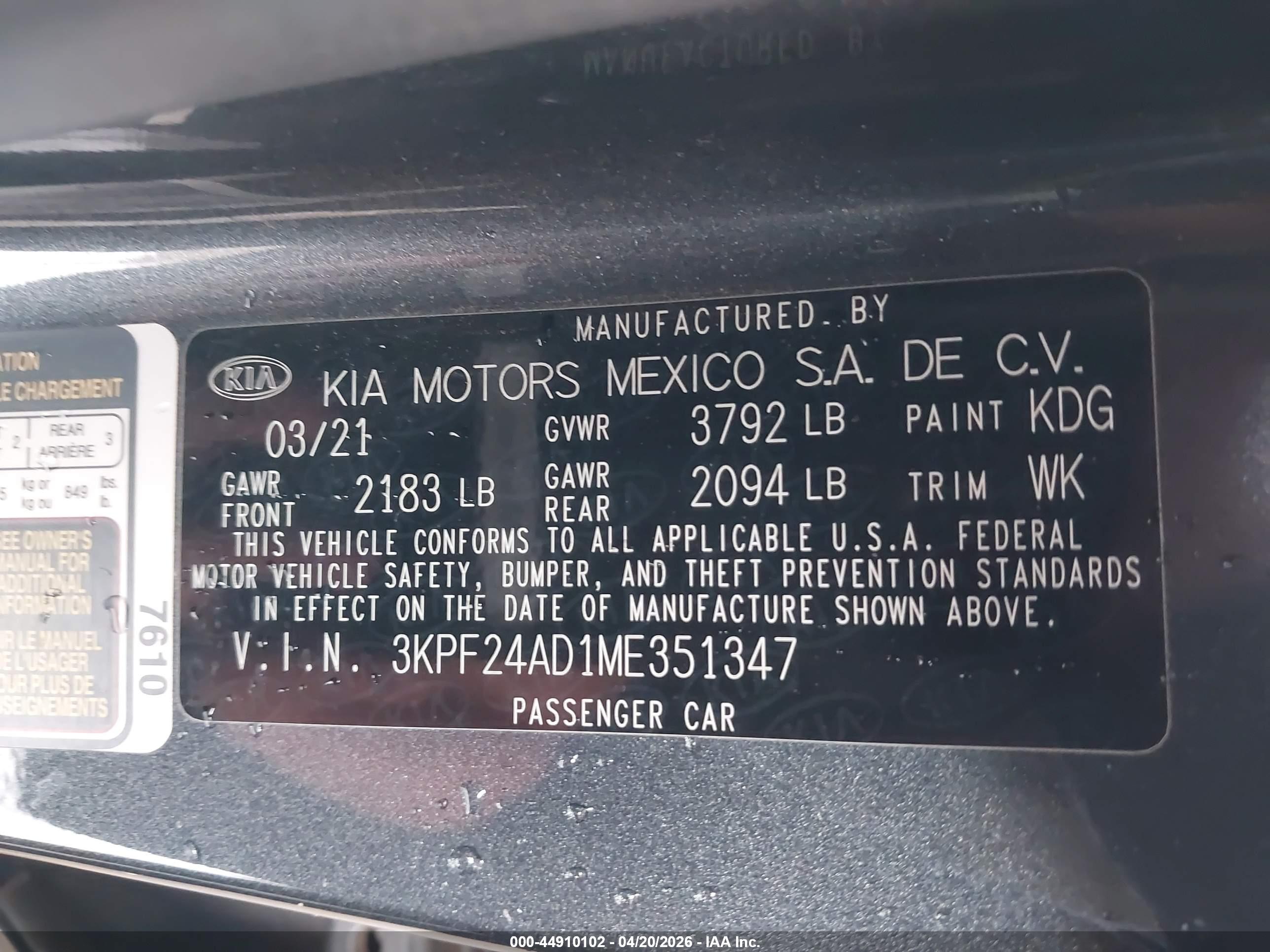 KIA FORTE image 9