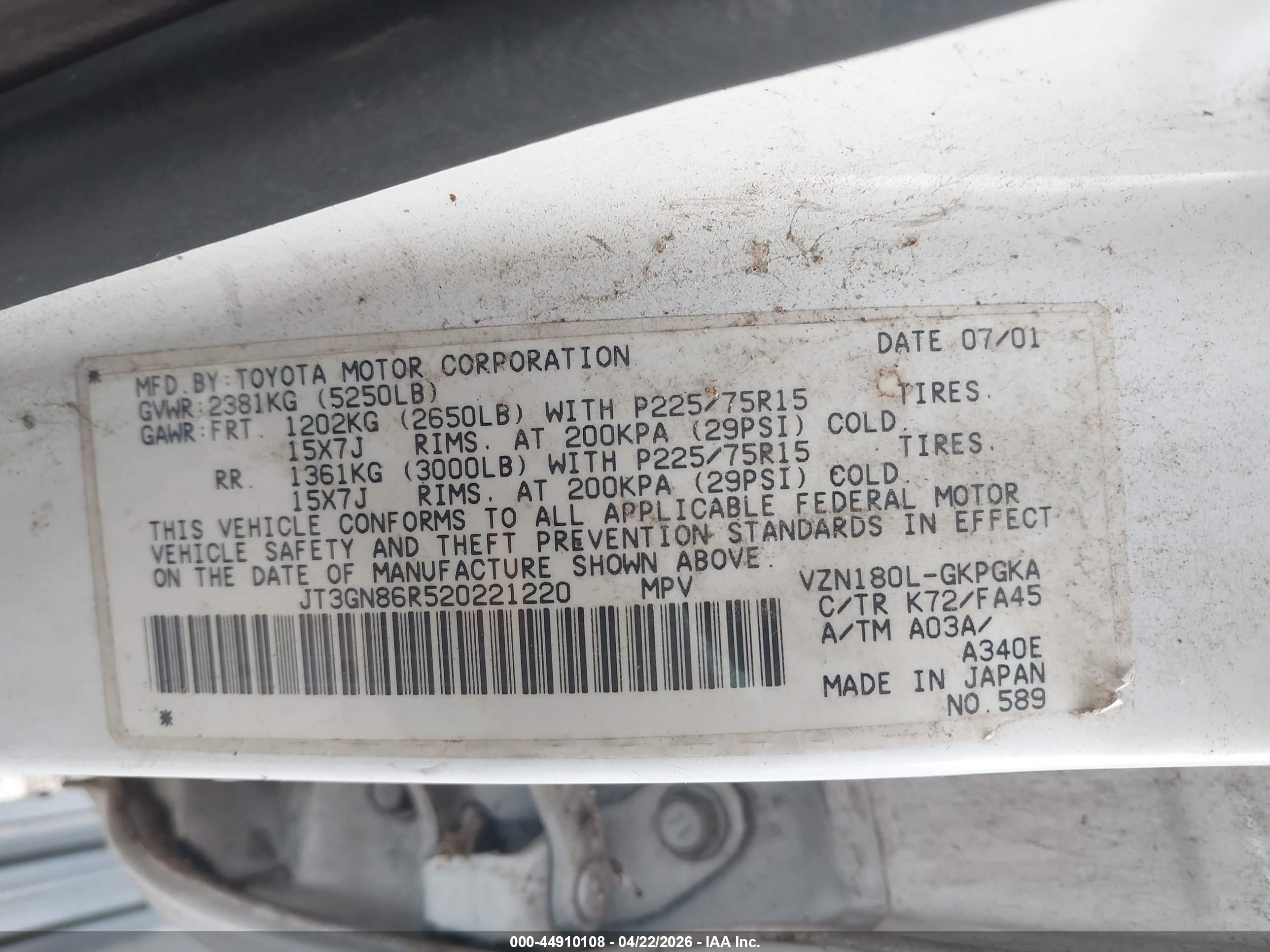 TOYOTA 4RUNNER image 9