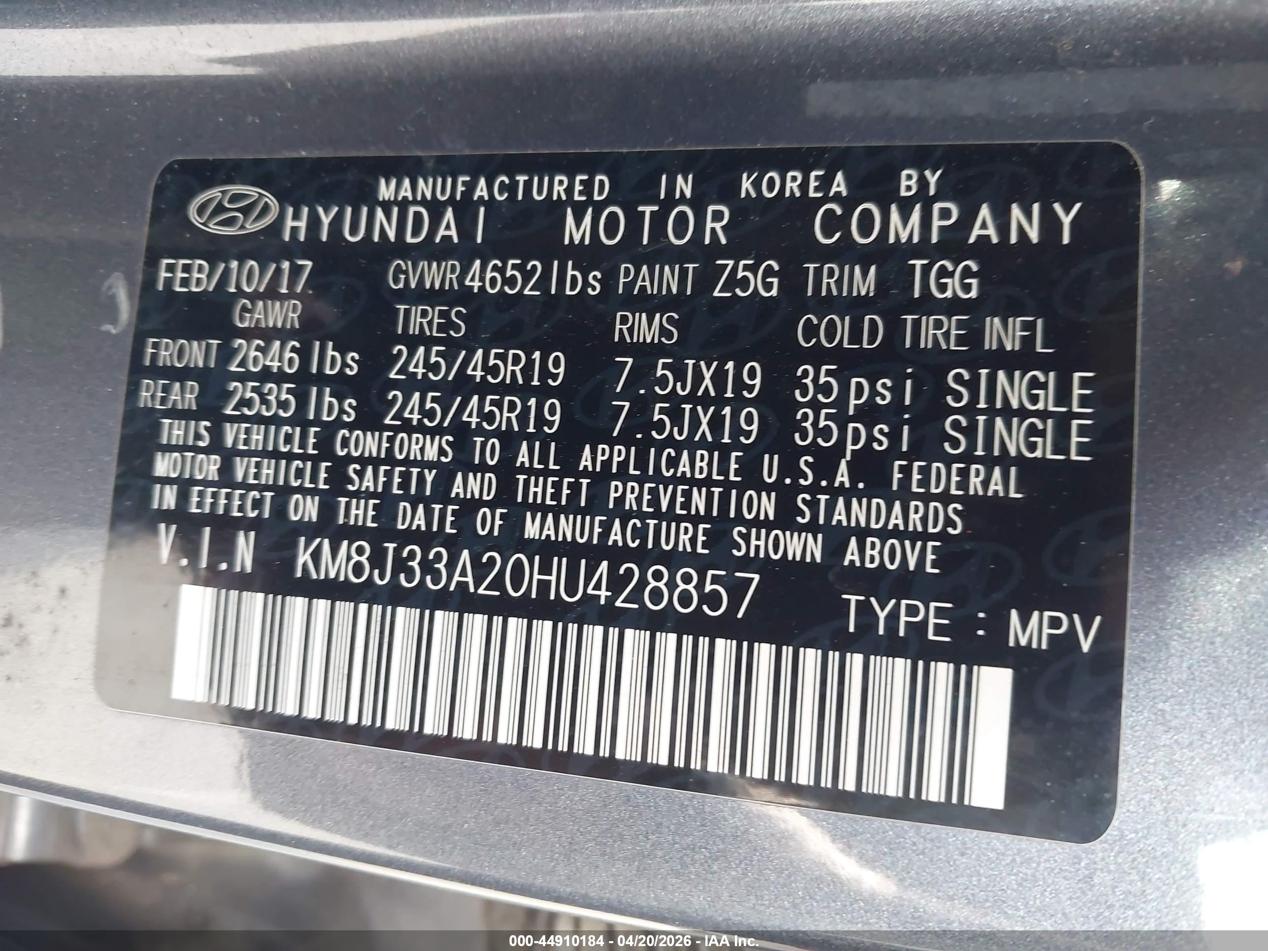 HYUNDAI TUCSON image 9