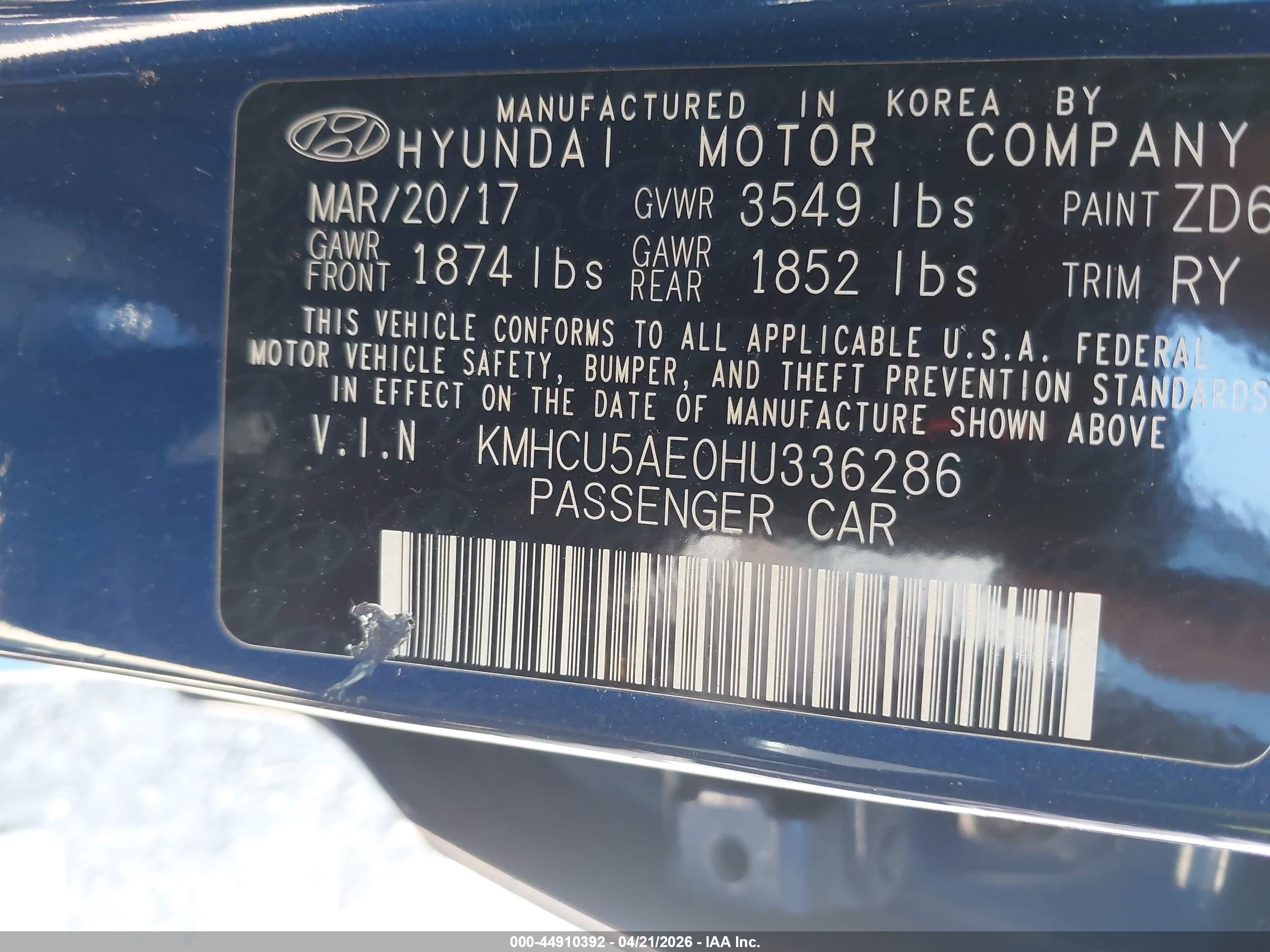 HYUNDAI ACCENT image 9