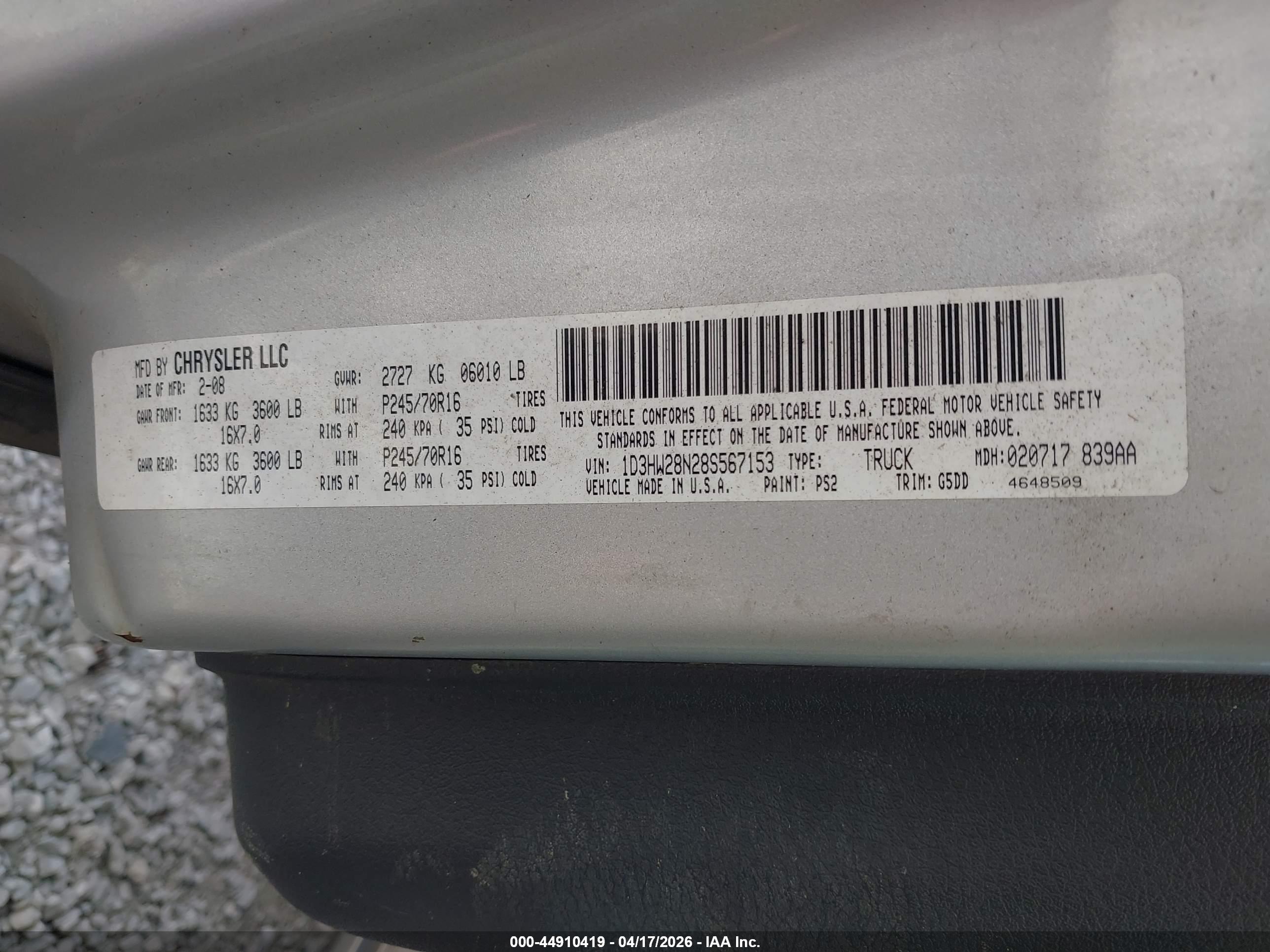 DODGE DAKOTA image 9