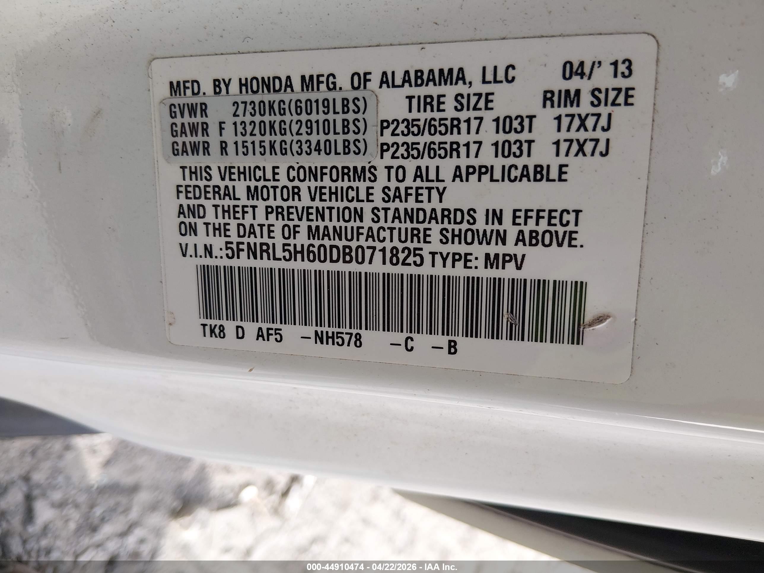 HONDA ODYSSEY image 9