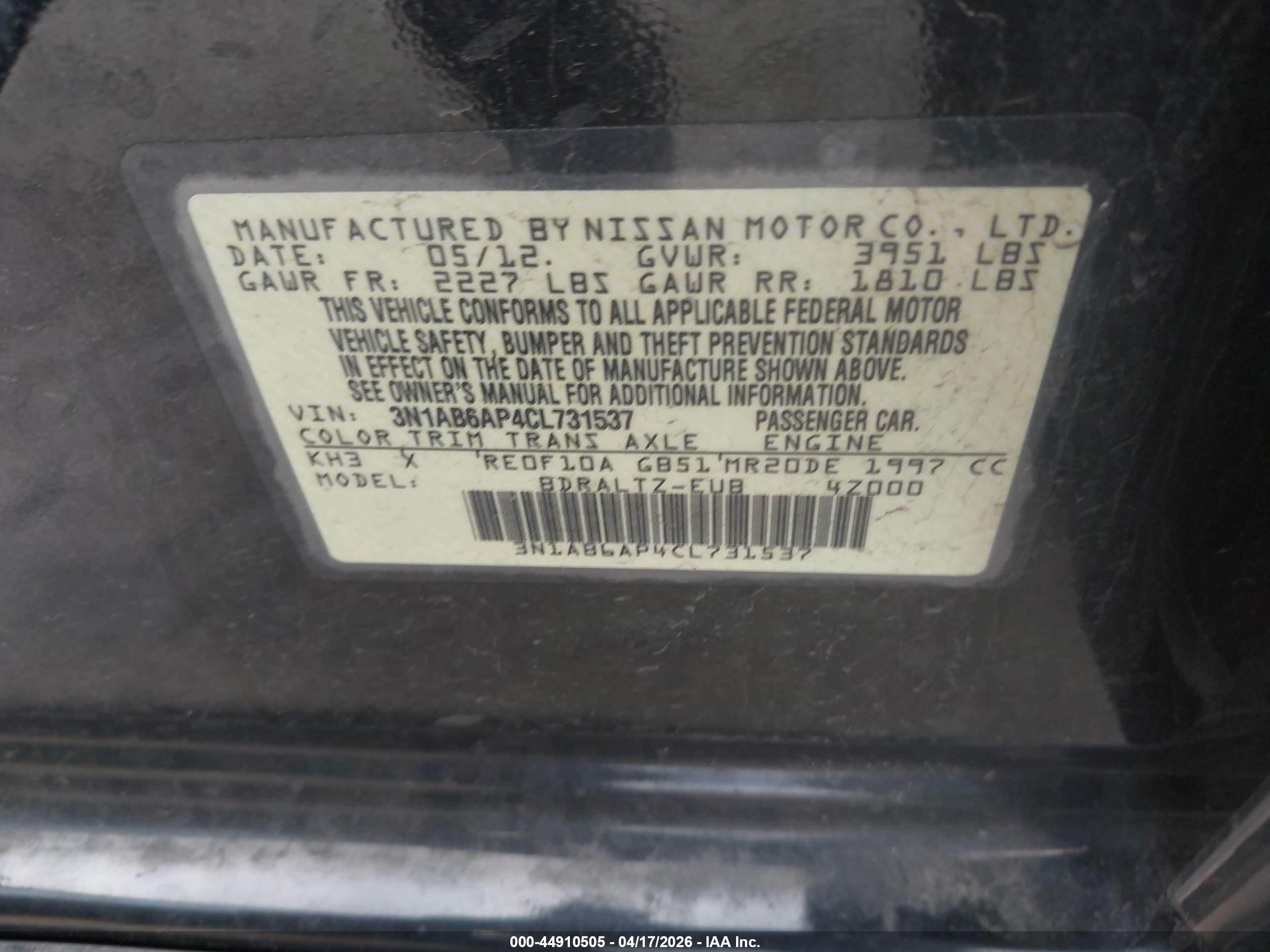 NISSAN SENTRA image 9