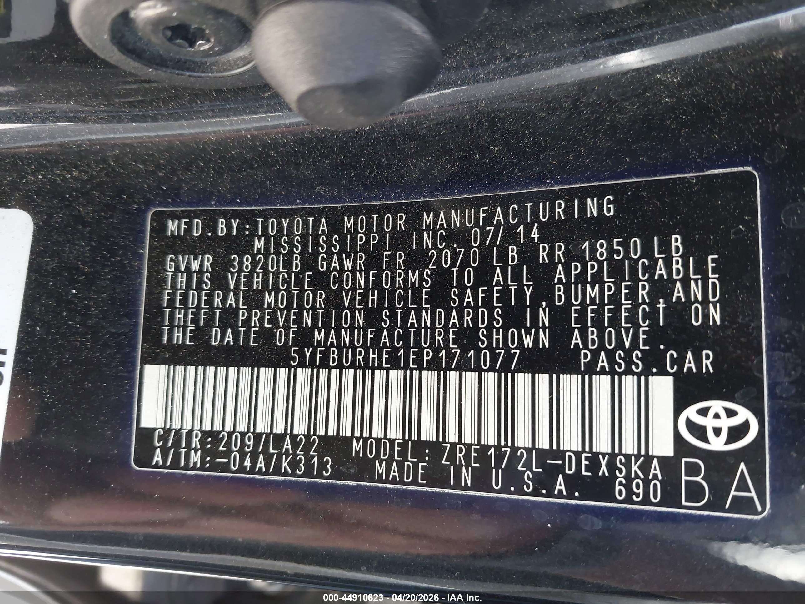 TOYOTA COROLLA image 9