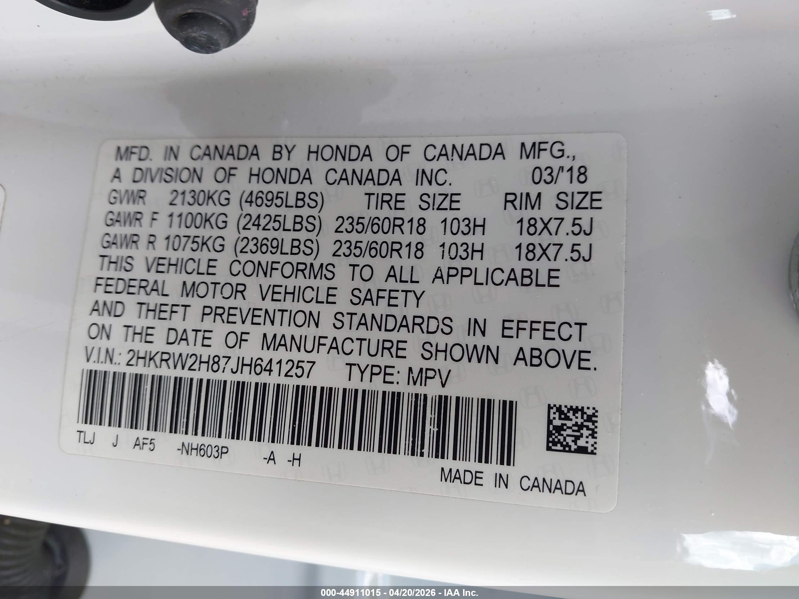 HONDA CR-V image 9