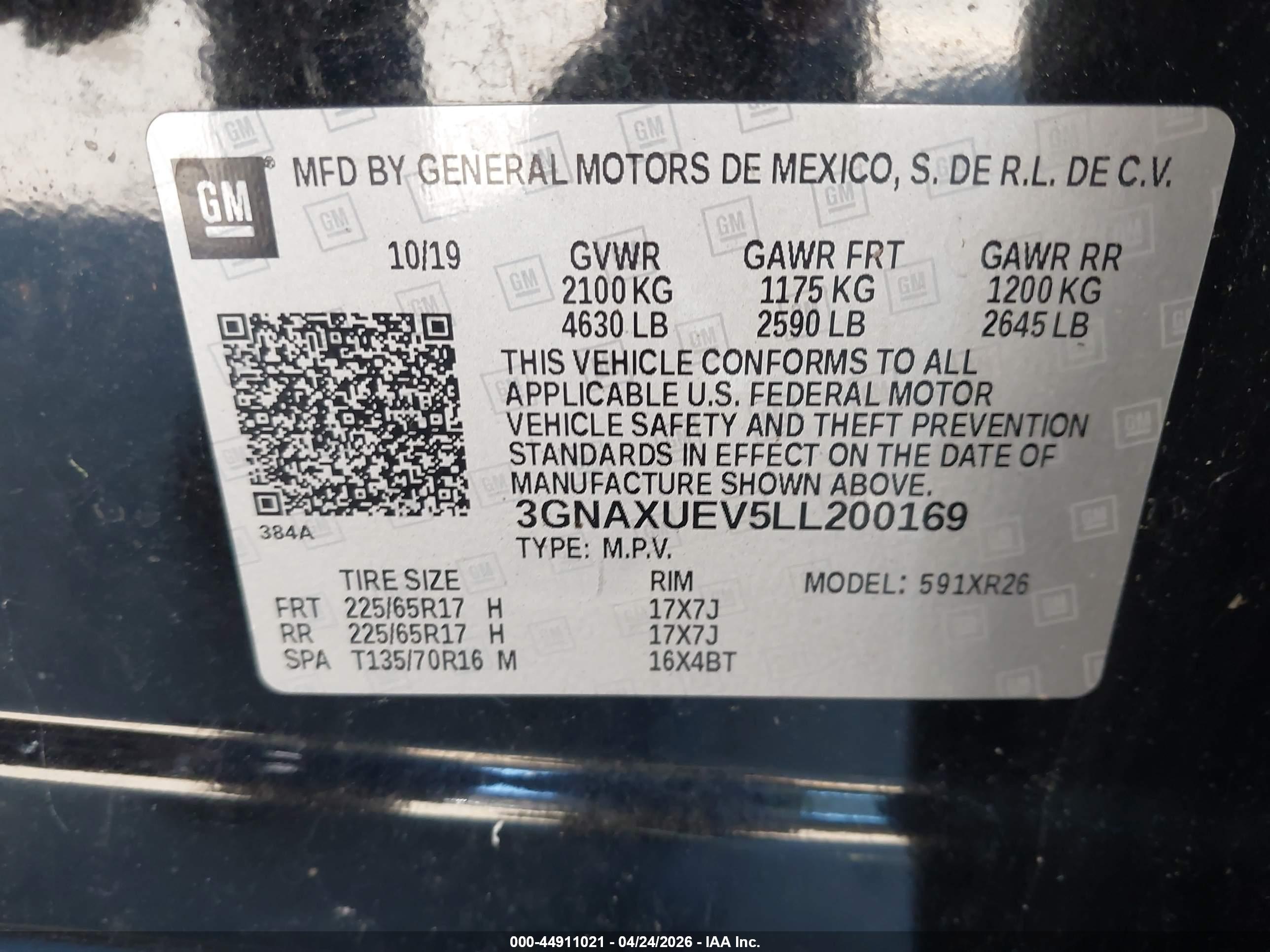 CHEVROLET EQUINOX image 9