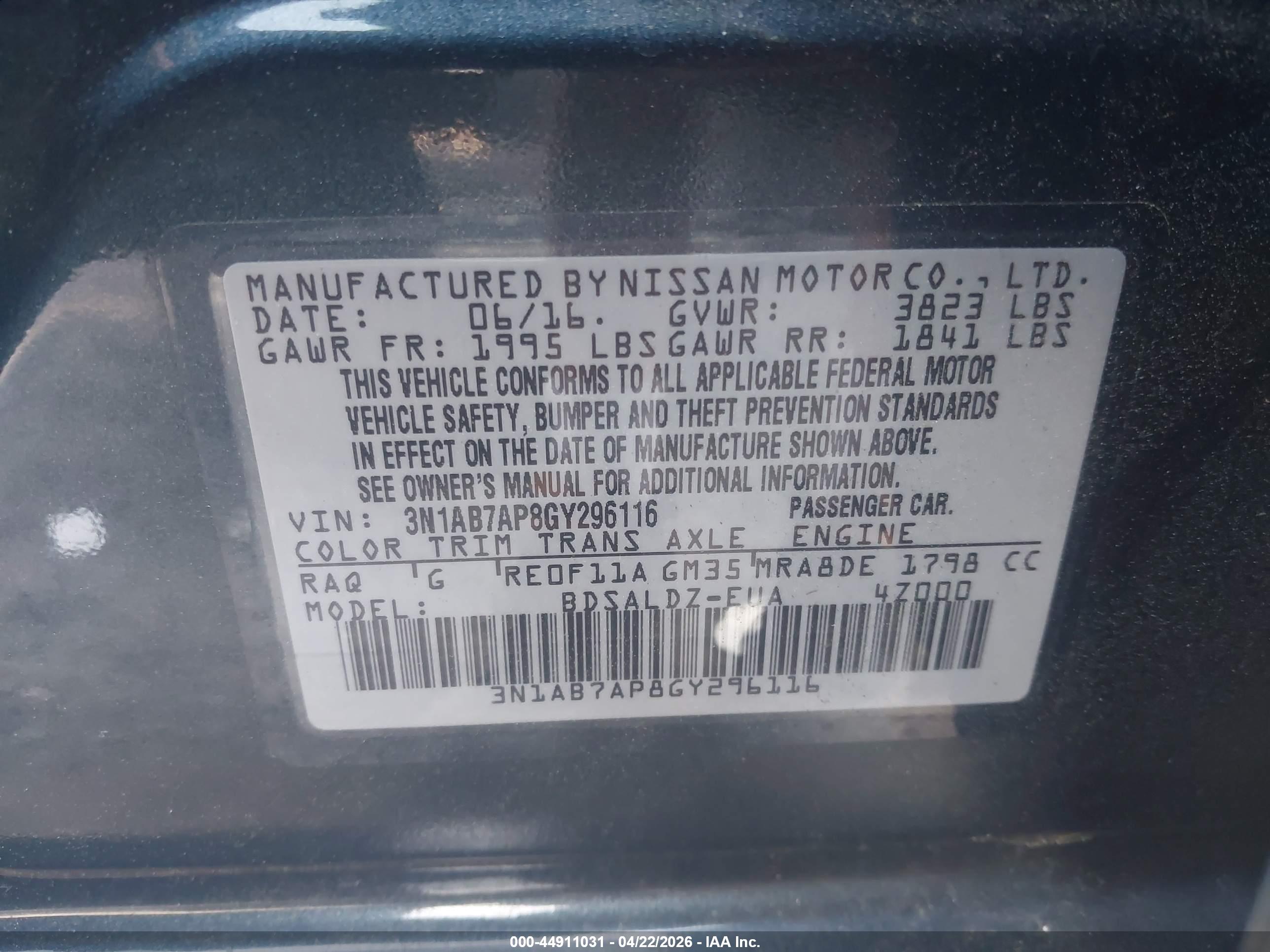 NISSAN SENTRA image 9