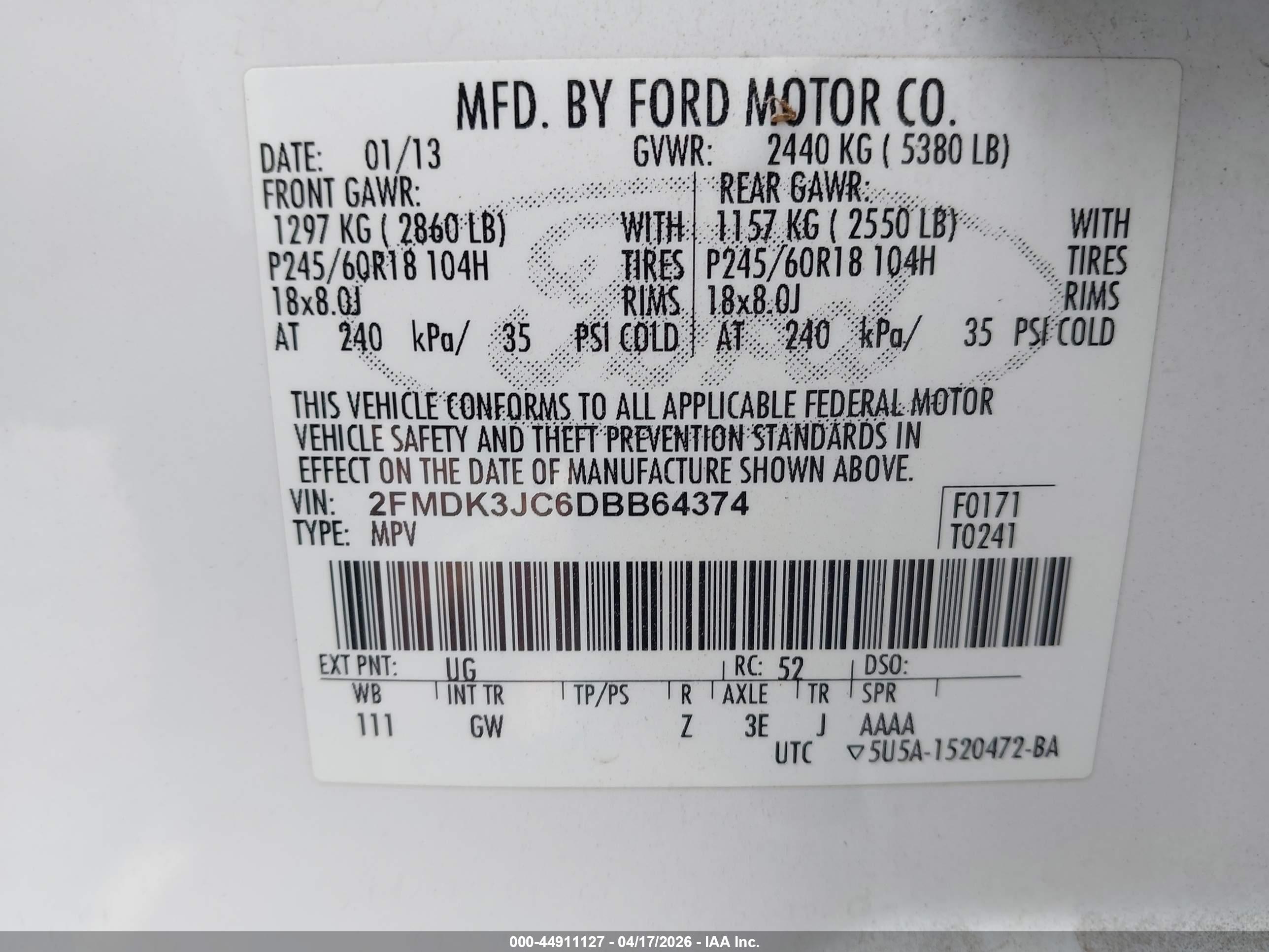 FORD EDGE image 9