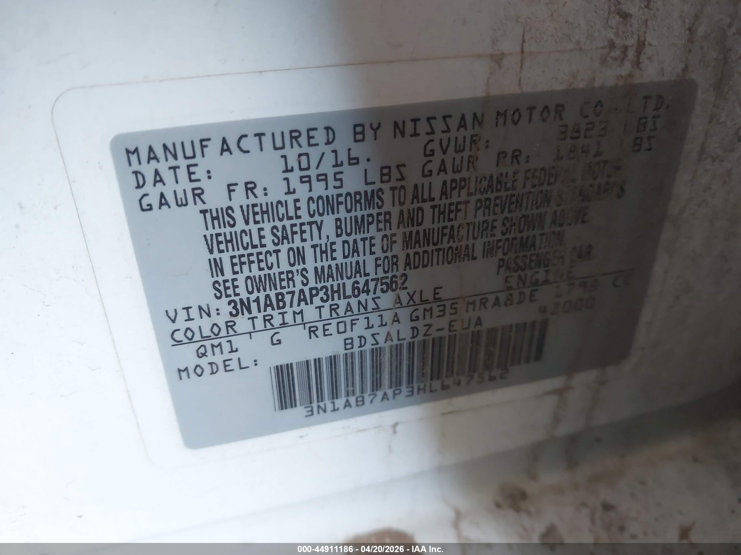 NISSAN SENTRA image 9