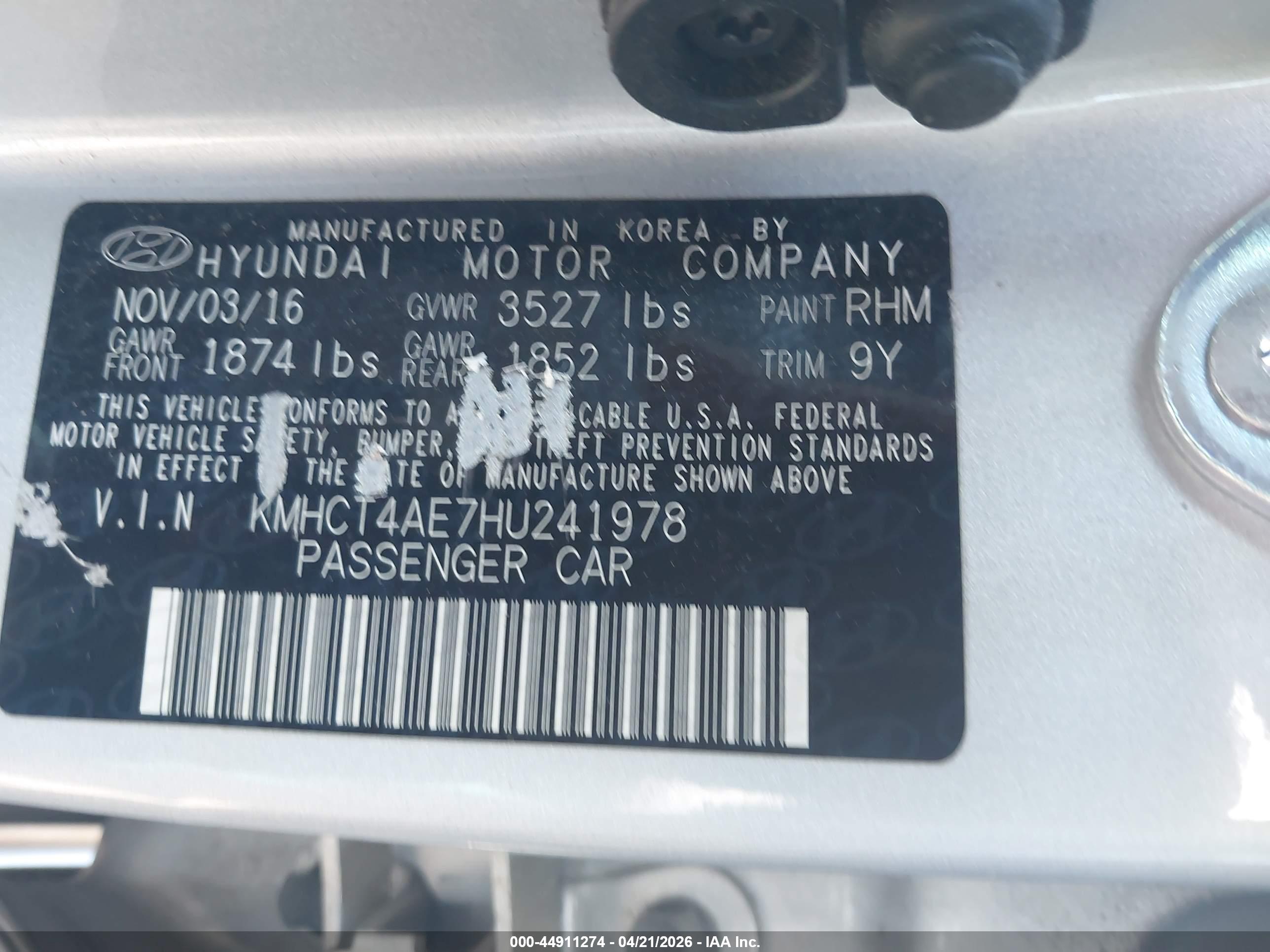 HYUNDAI ACCENT image 9