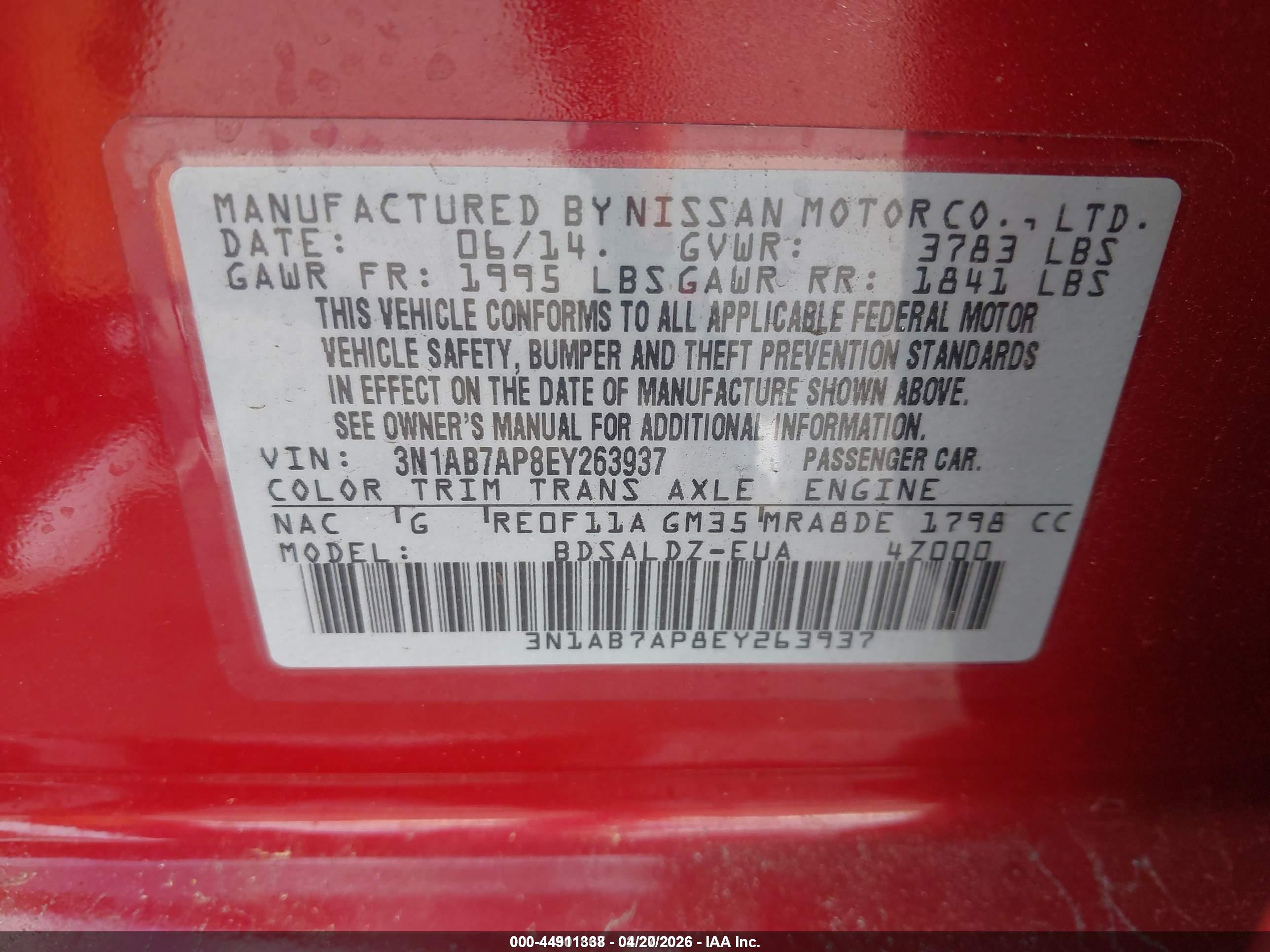 NISSAN SENTRA image 9