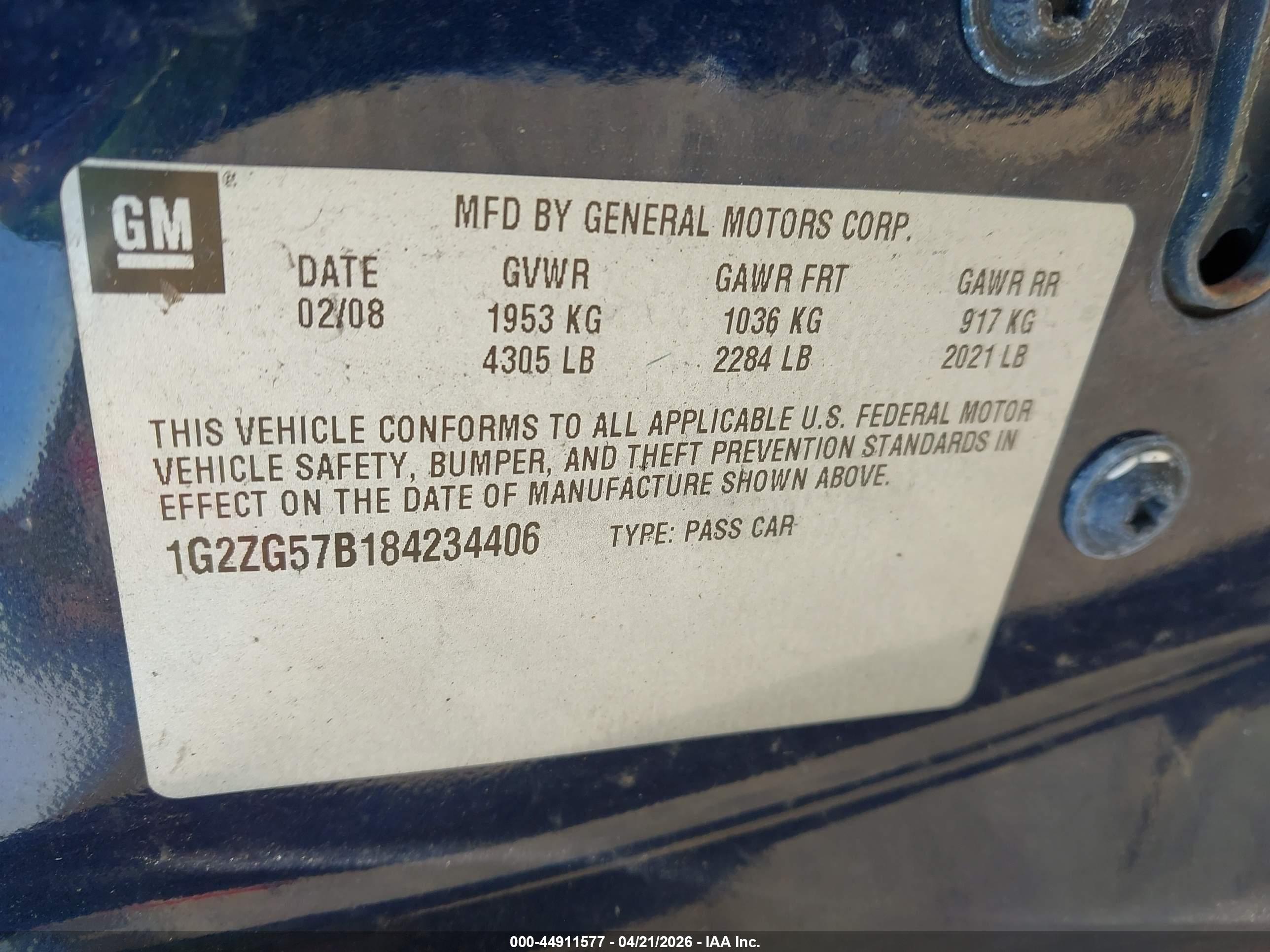 PONTIAC G6 image 9