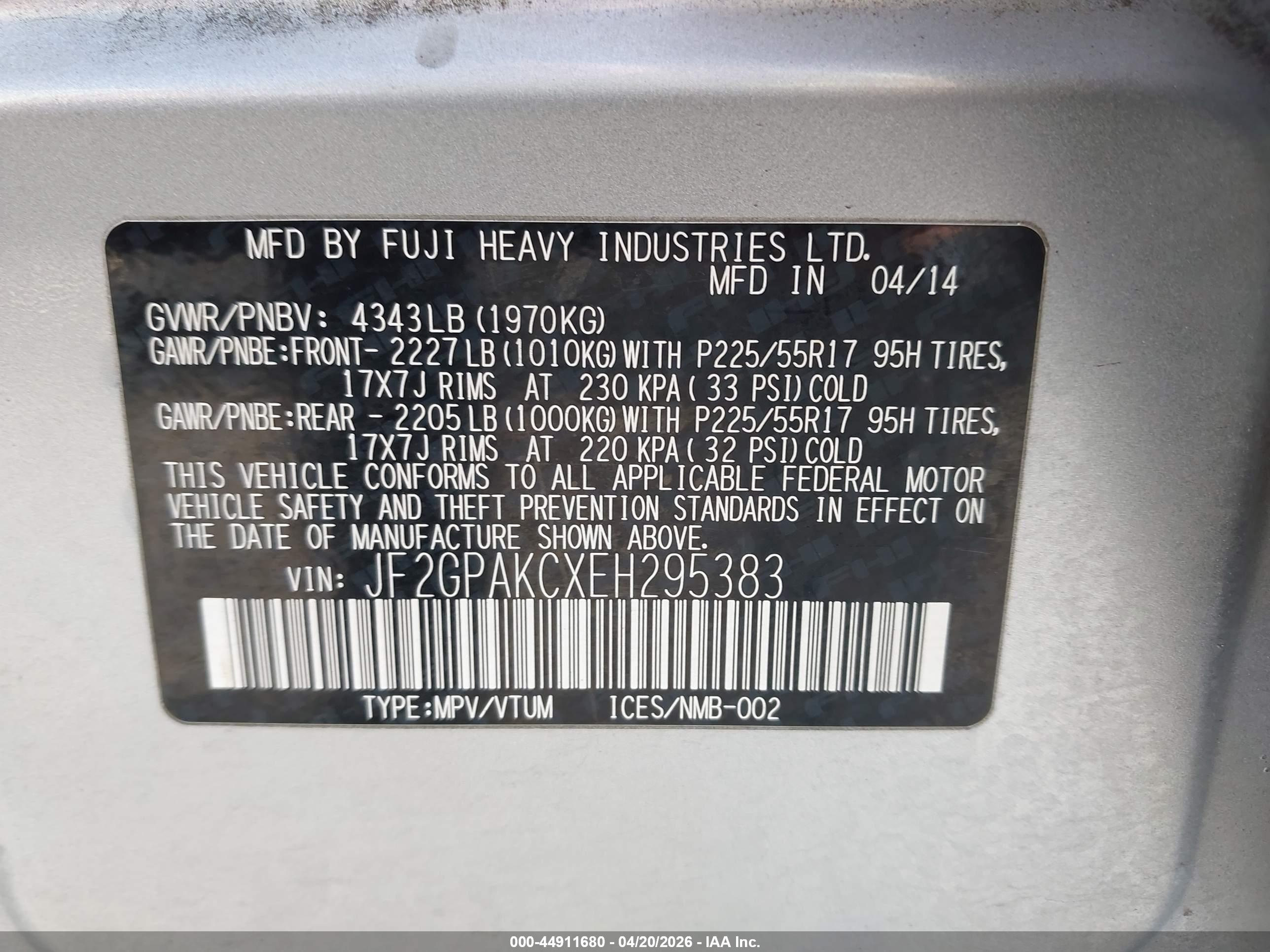 SUBARU XV image 9