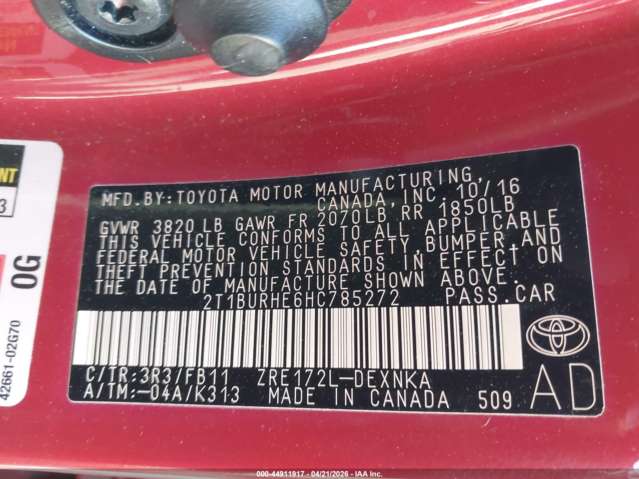 TOYOTA COROLLA image 9