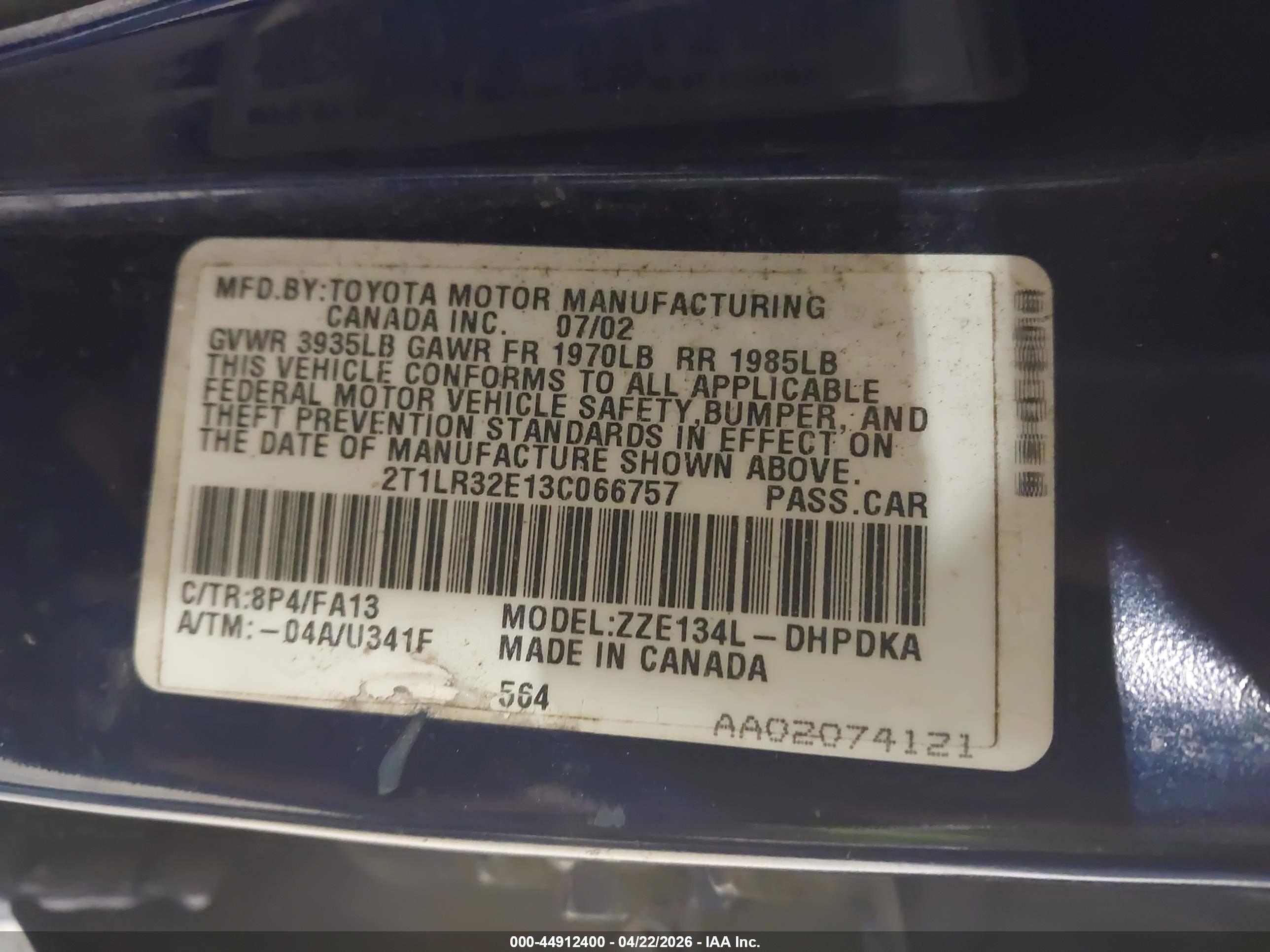 TOYOTA MATRIX image 9