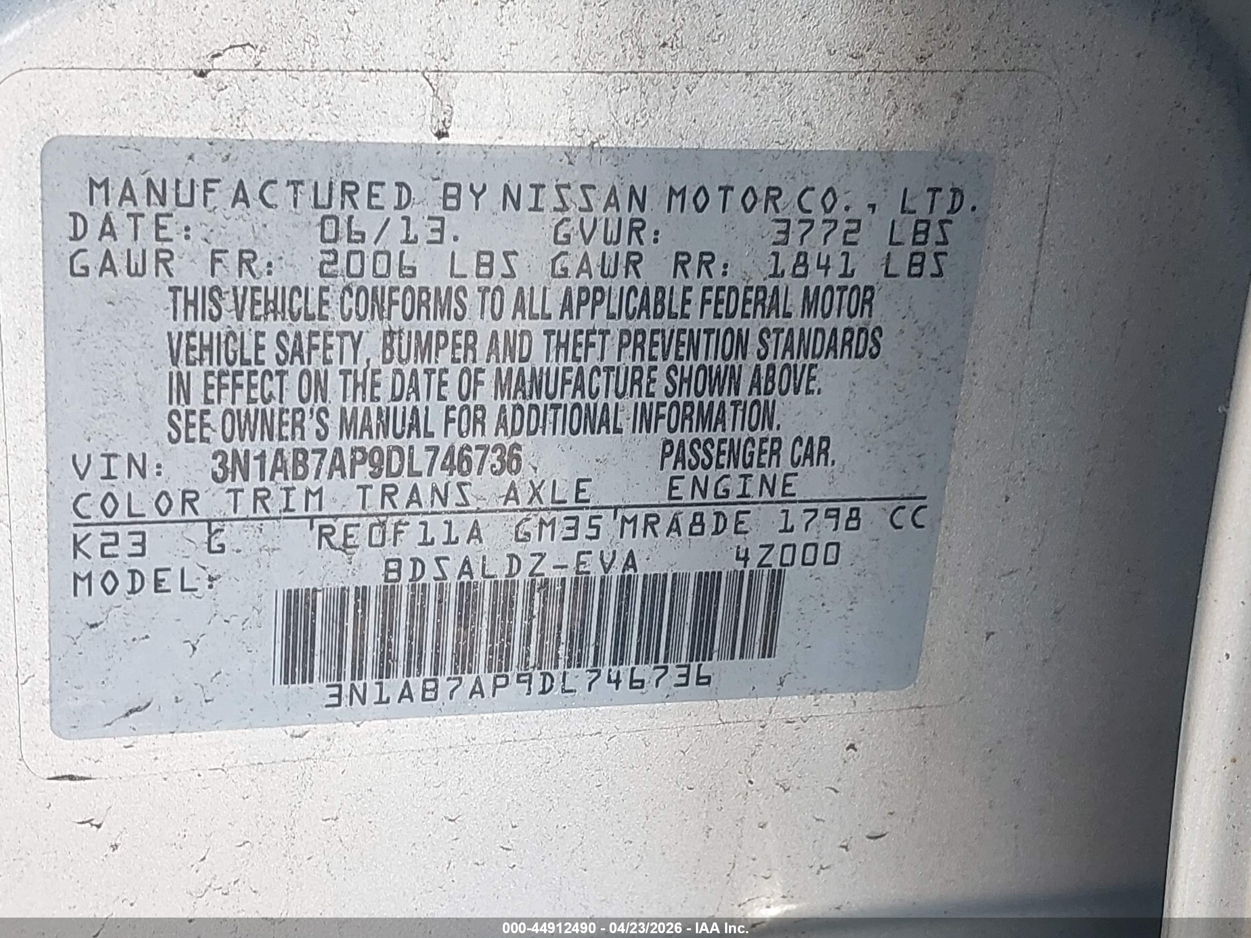 NISSAN SENTRA image 9