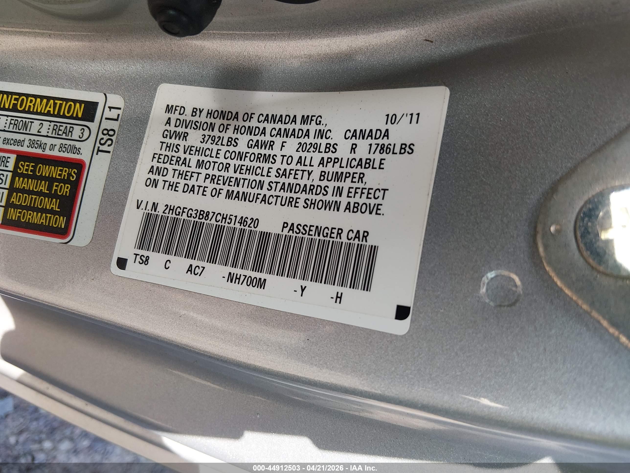 HONDA CIVIC image 9