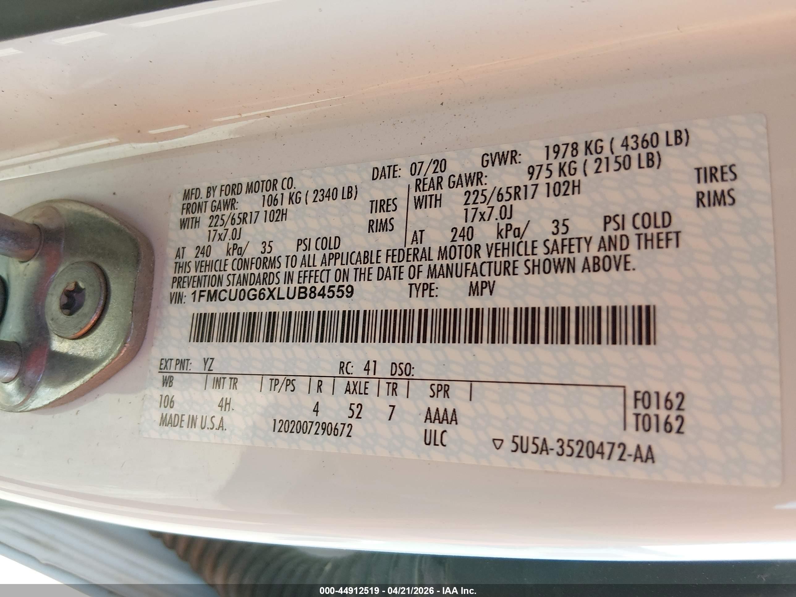FORD ESCAPE image 9
