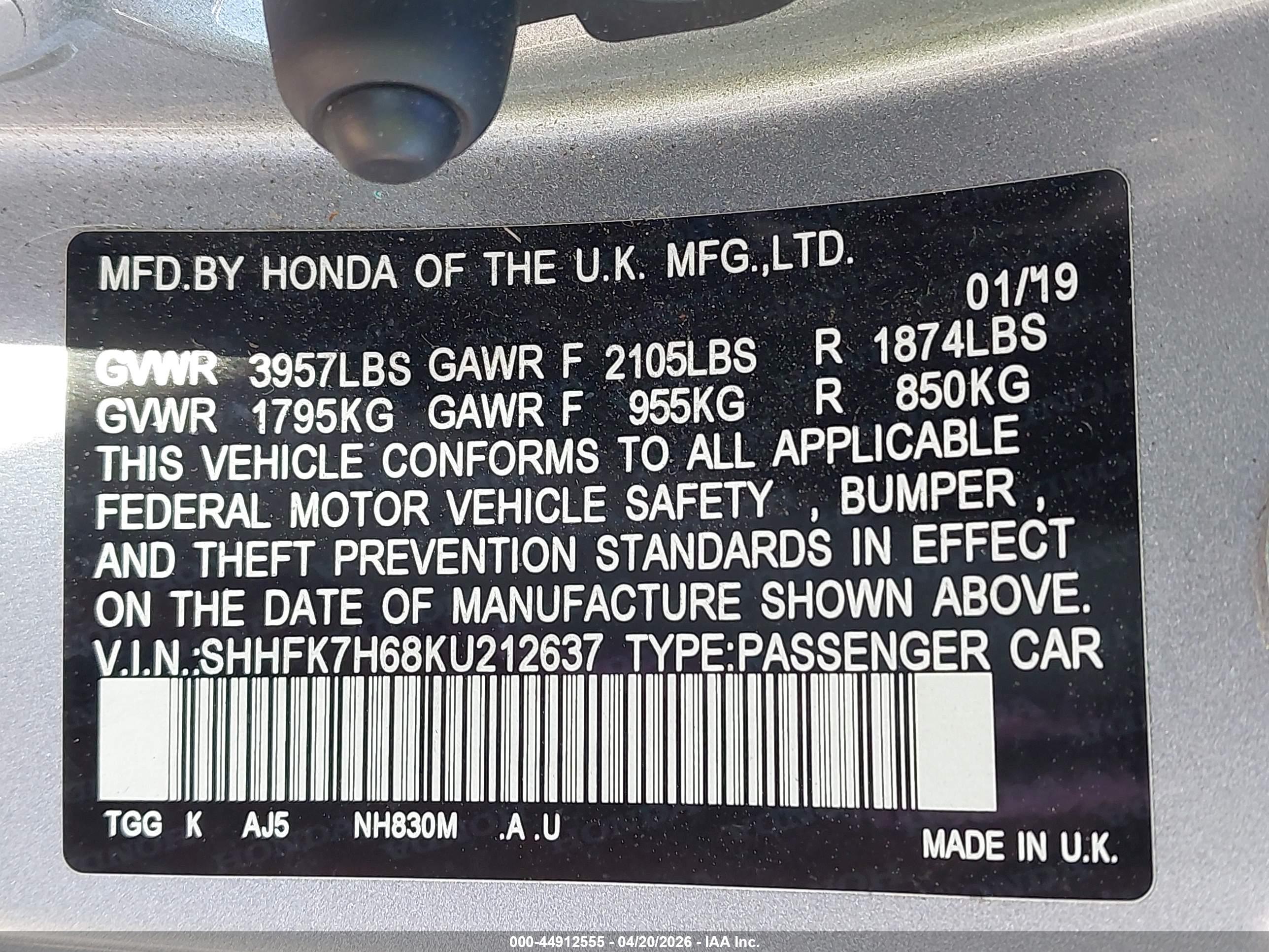HONDA CIVIC image 9