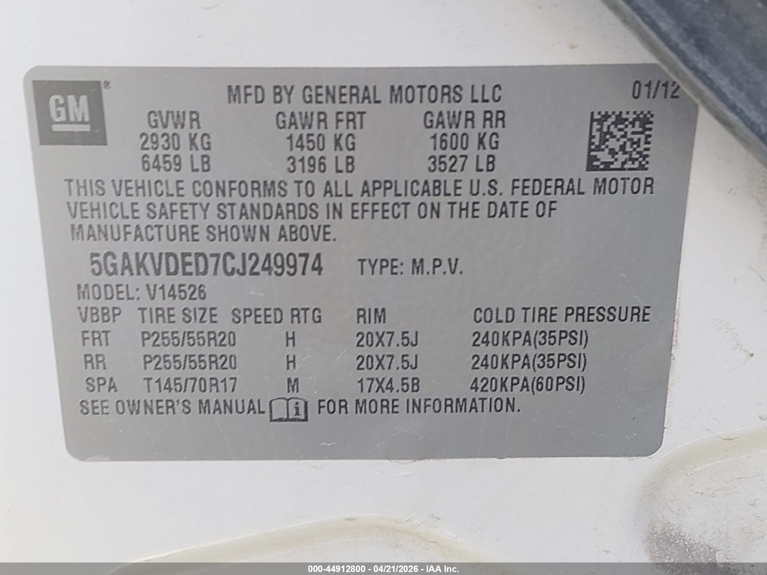BUICK ENCLAVE image 9